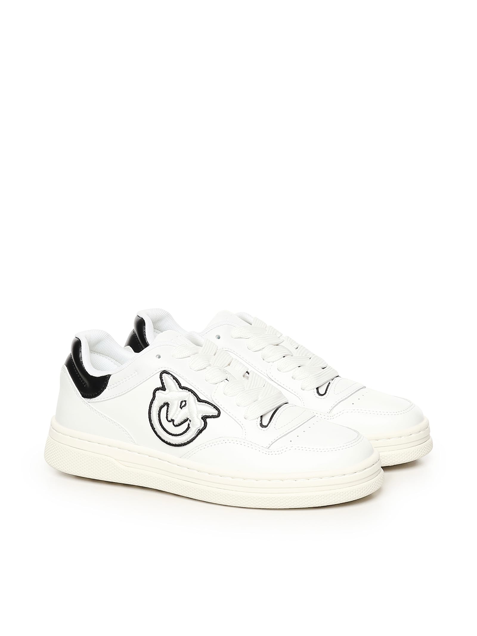 Pinko Gem Sneakers In White