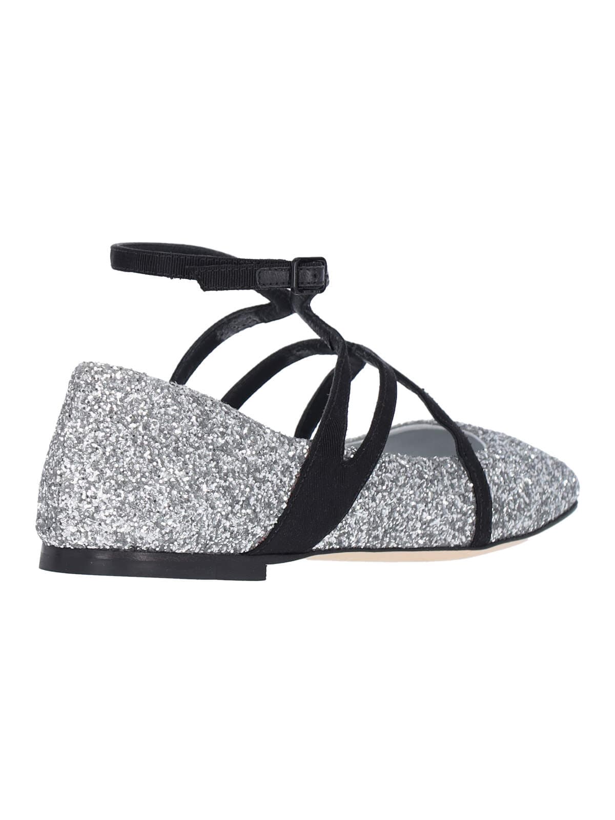 Jimmy Choo Astoria Flat In Silver