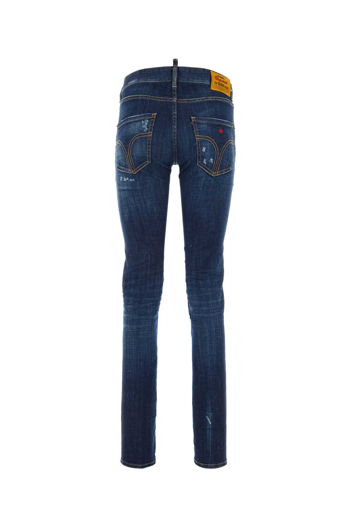 Dsquared2 Stretch Denim Jeans In Navyblue