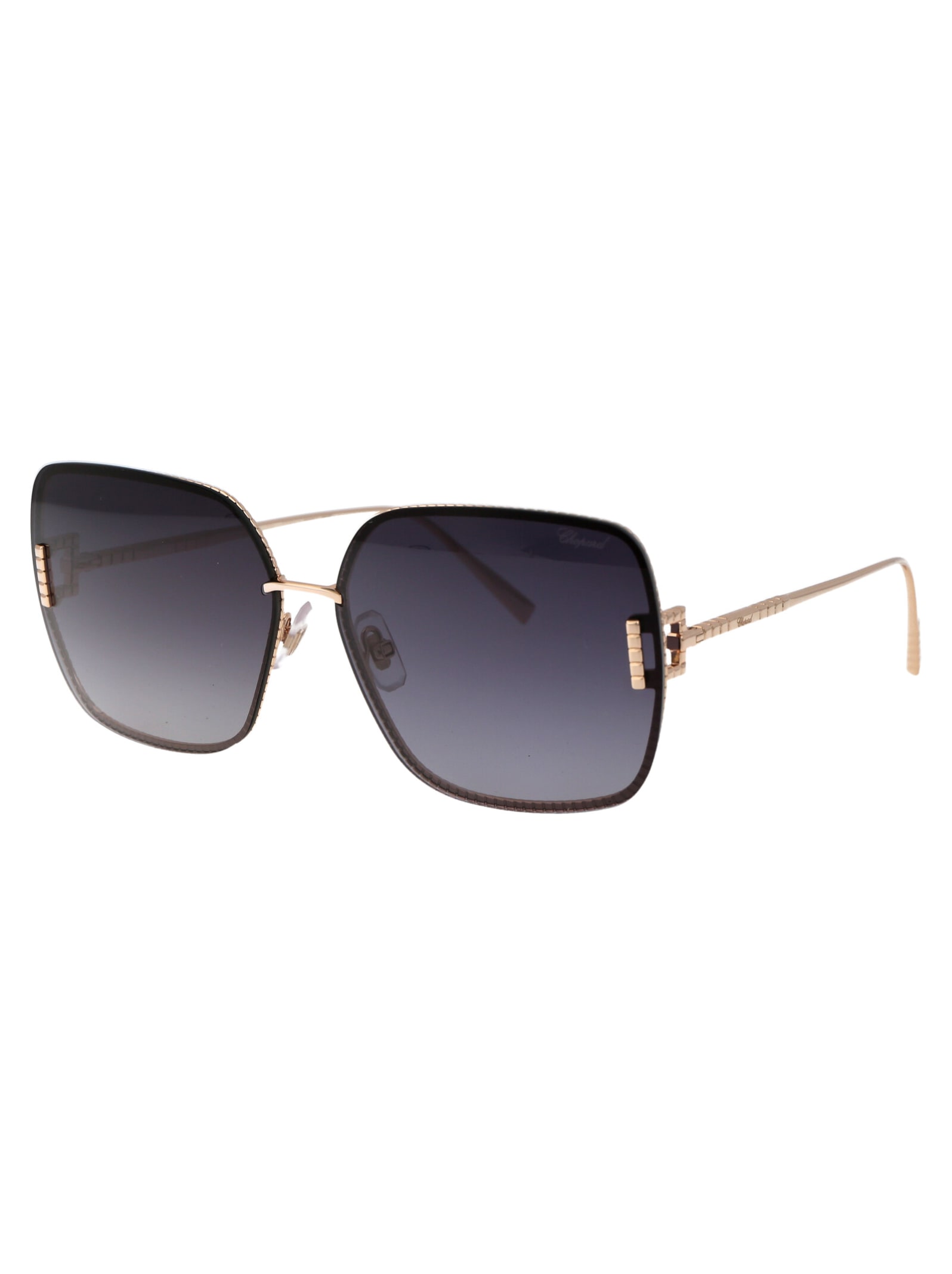 Shop Chopard Schf72m Sunglasses In 0300 Gold