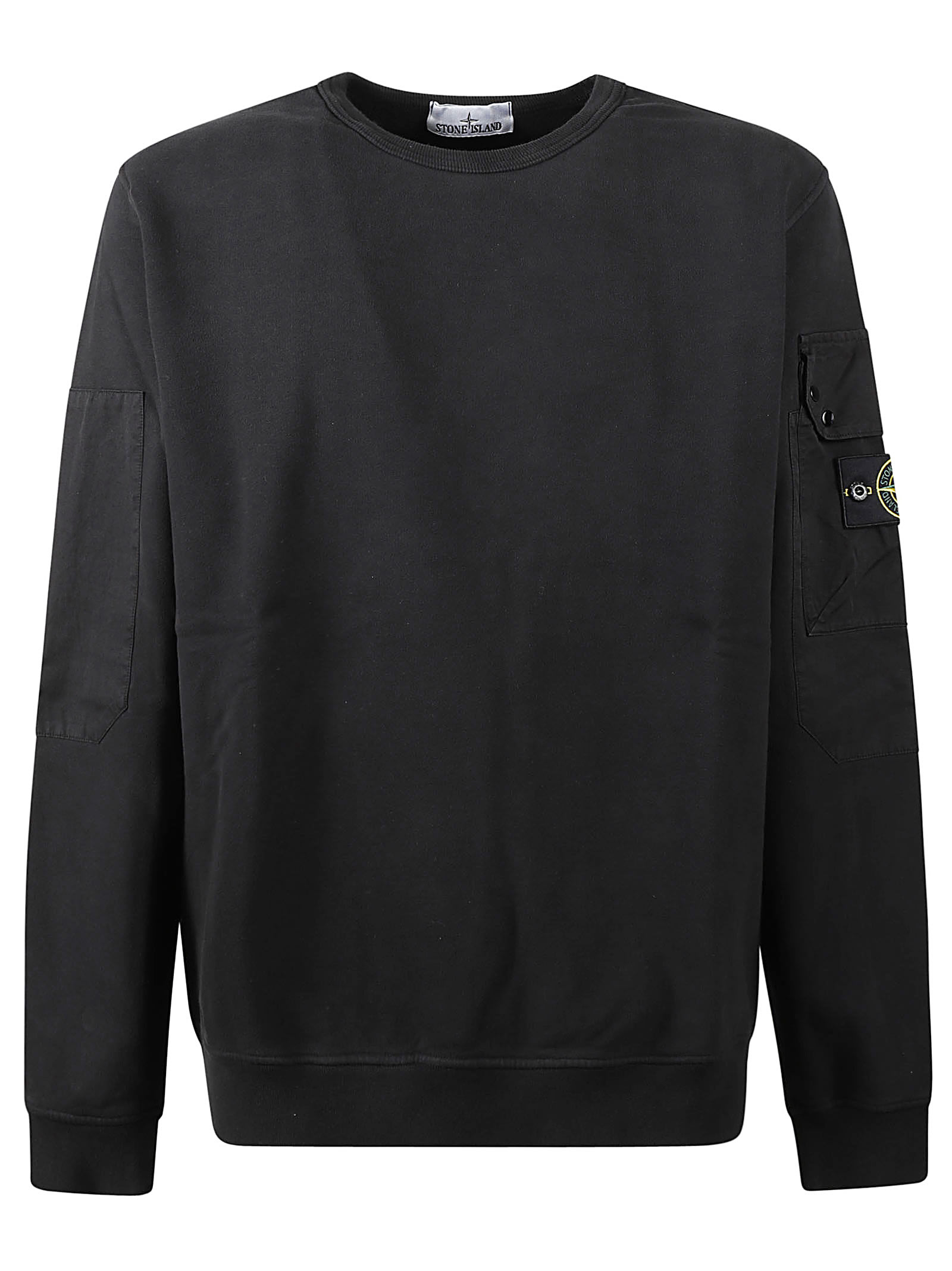 Shop Stone Island Sweatshirt In Black