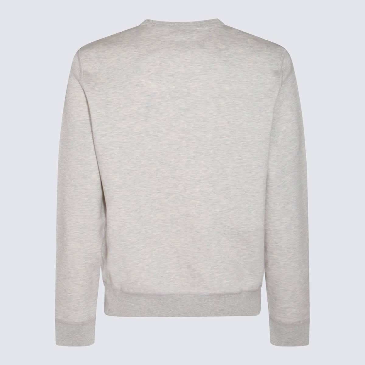 Shop Polo Ralph Lauren Grey Cotton Sweatshirt In Lt Sport Heather/polo Black Pp