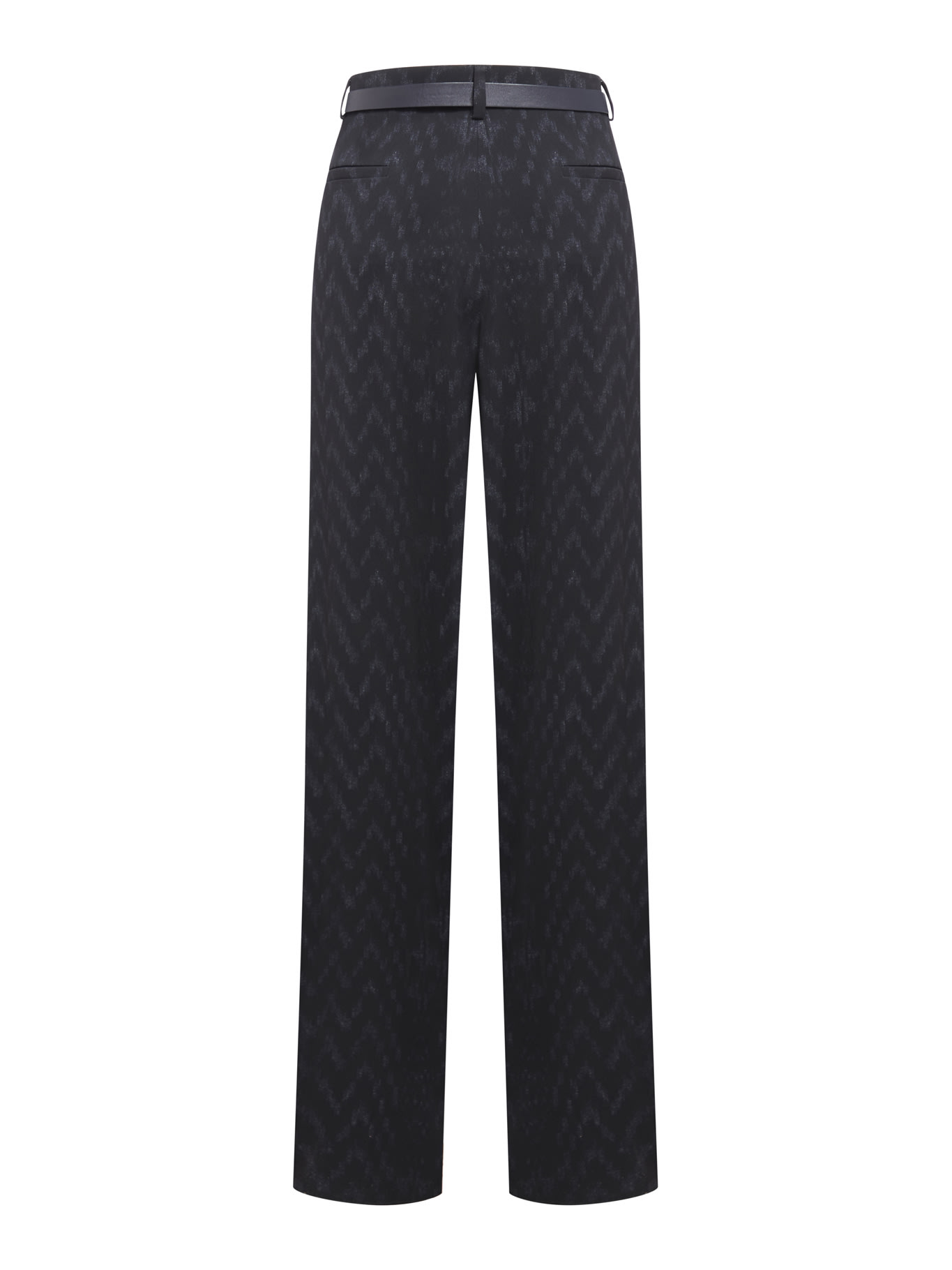 Shop Giorgio Armani Trouser In Fbuv Dark Navy