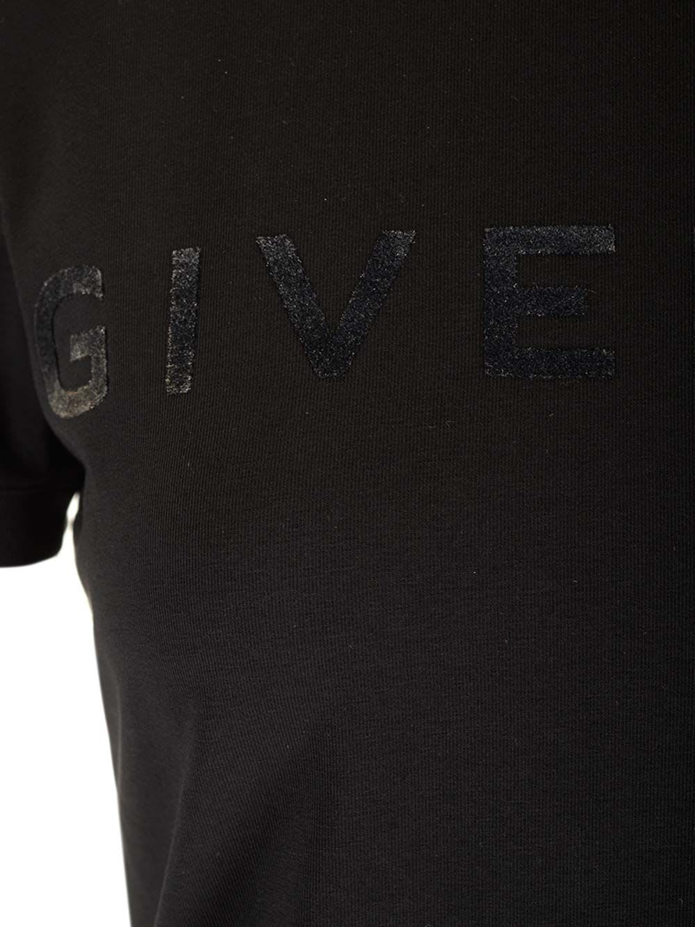 Shop Givenchy Ringer Crew Neck T-shirt In Black