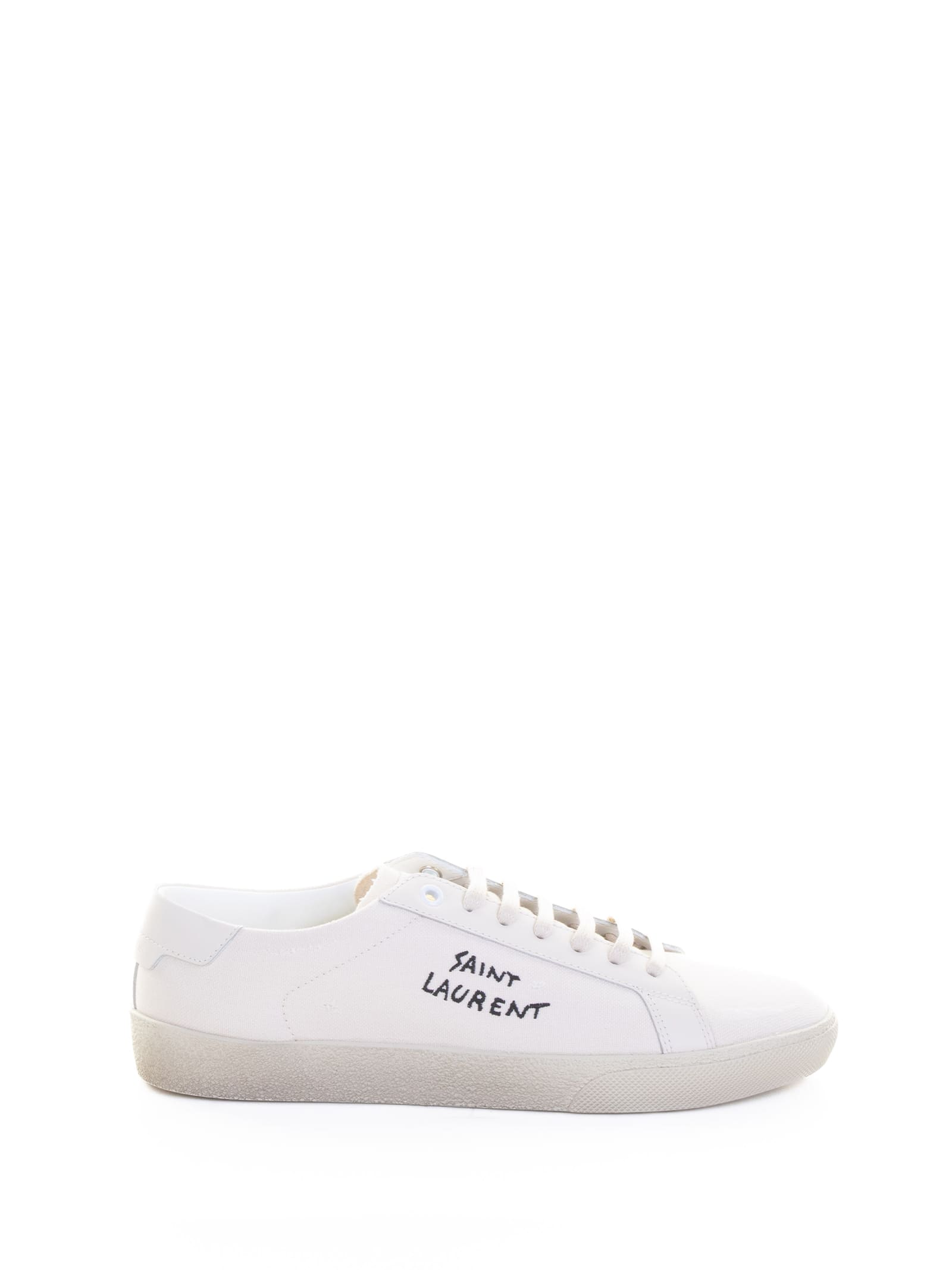 Saint Laurent Sneakers Cream In White