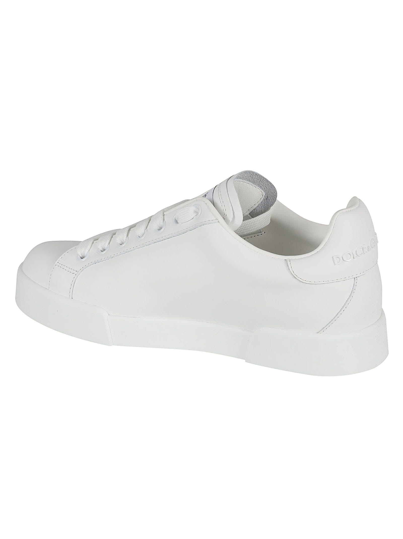 Shop Dolce & Gabbana Portofino Sneakers In White