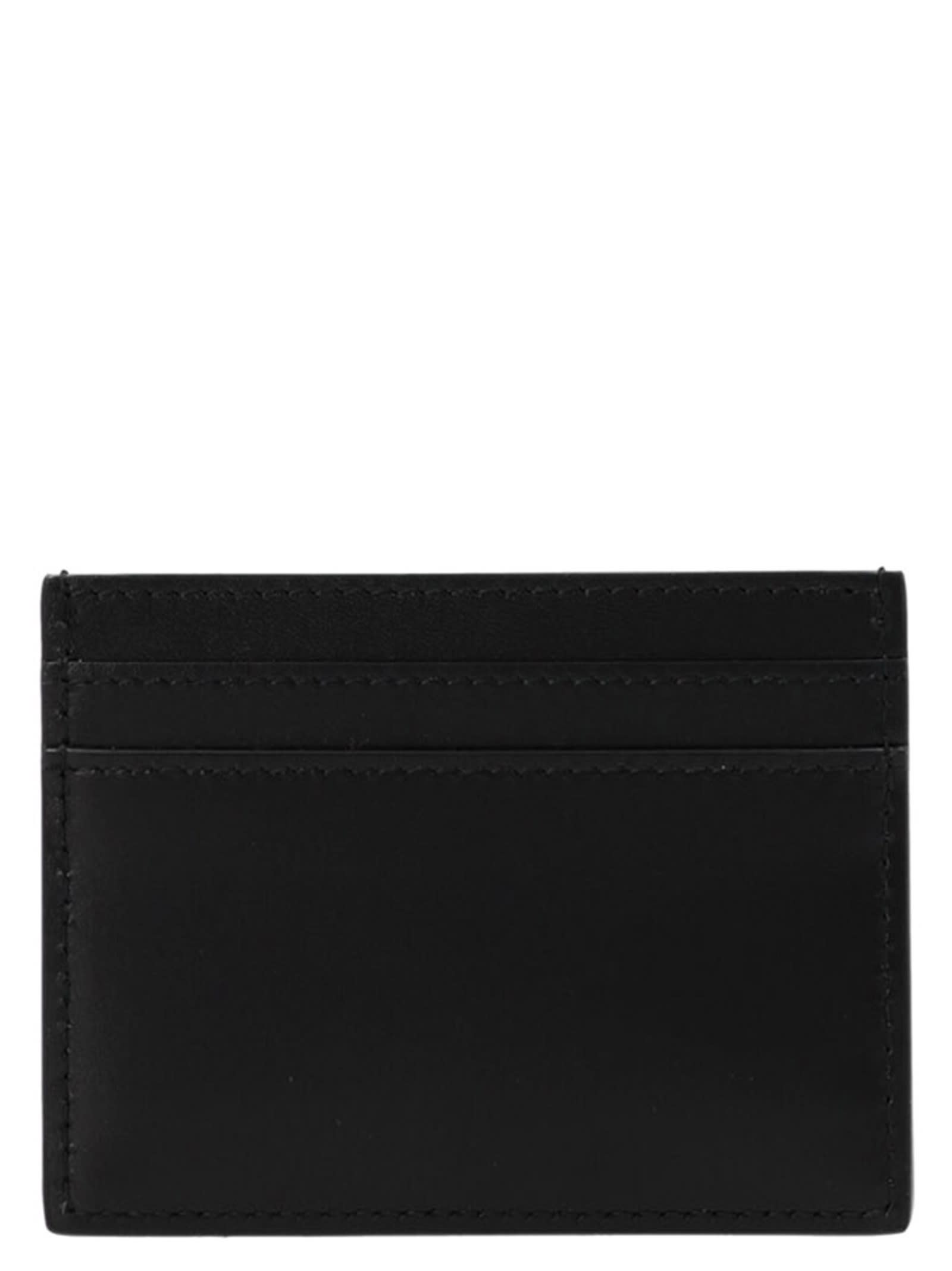 Shop Saint Laurent Logo Card Holder In Black