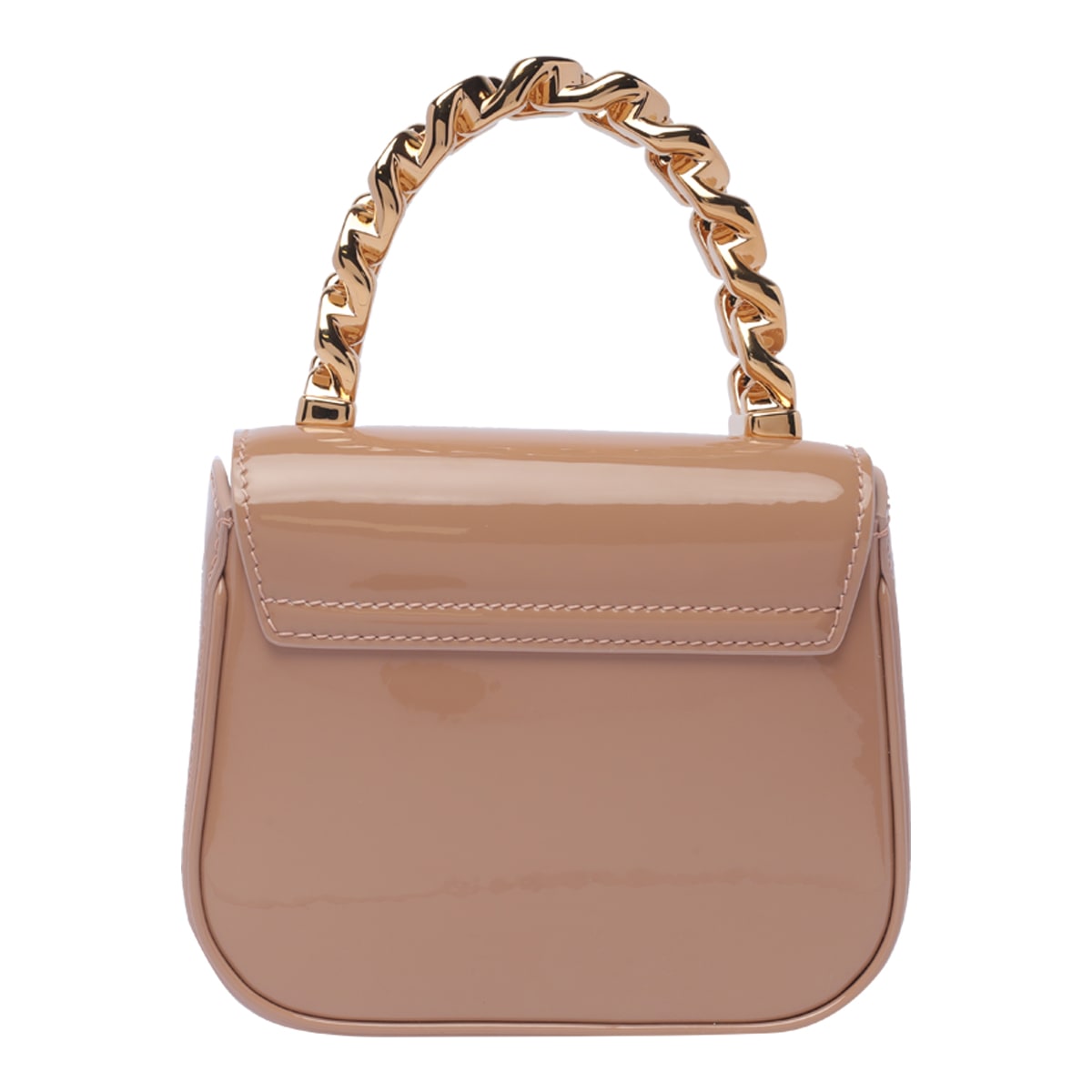 Shop Versace Mini La Medusa Handbag In Pink