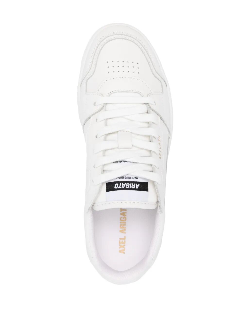 Axel Arigato Dice Lo Panelled Leather Sneakers In White