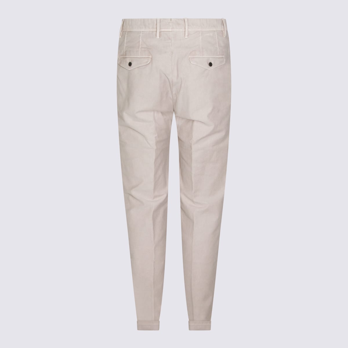 Incotex White Cotton Pants In Neutral