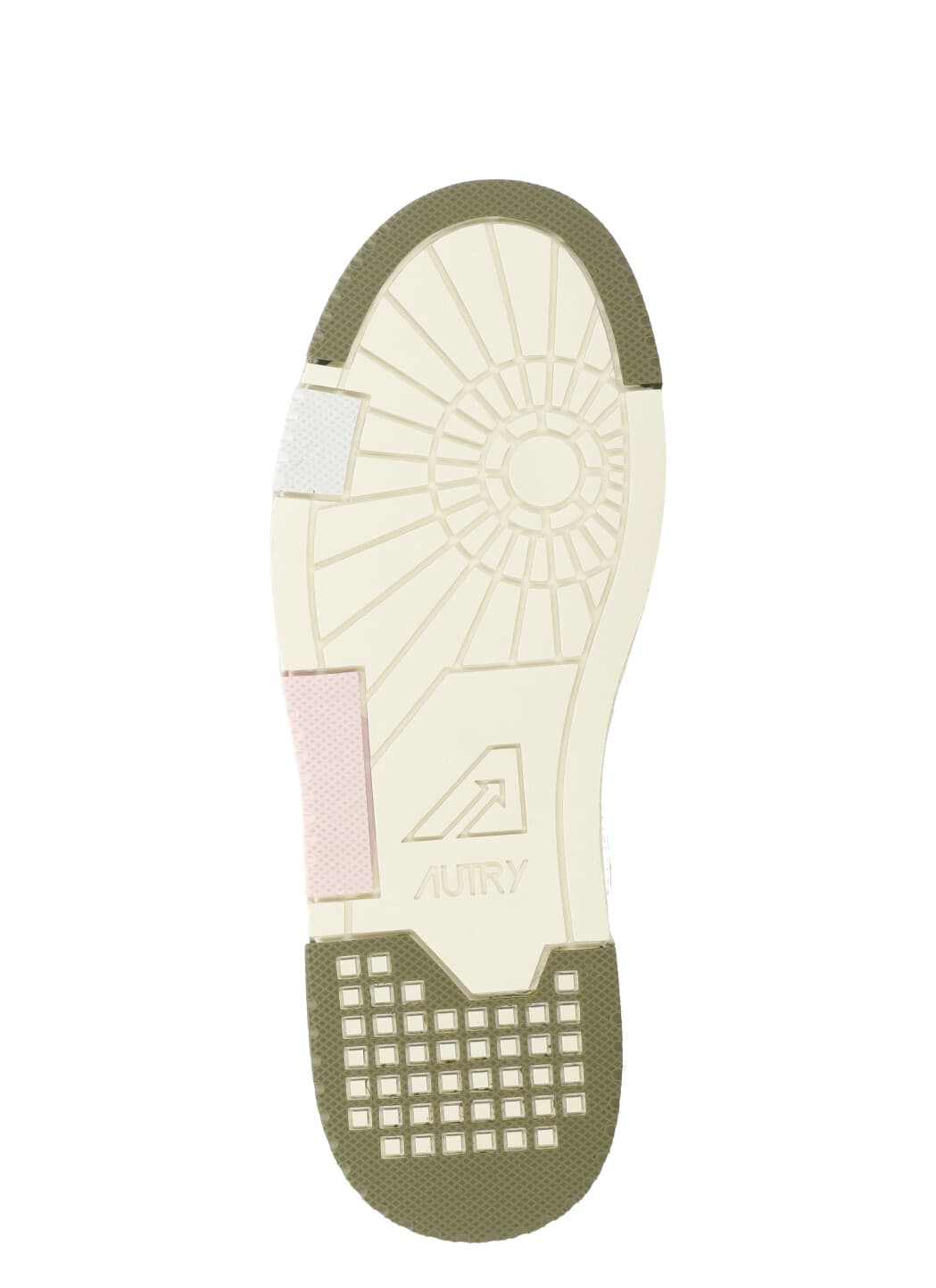 Autry Low Top Sneakers Leather Accents In Neutral