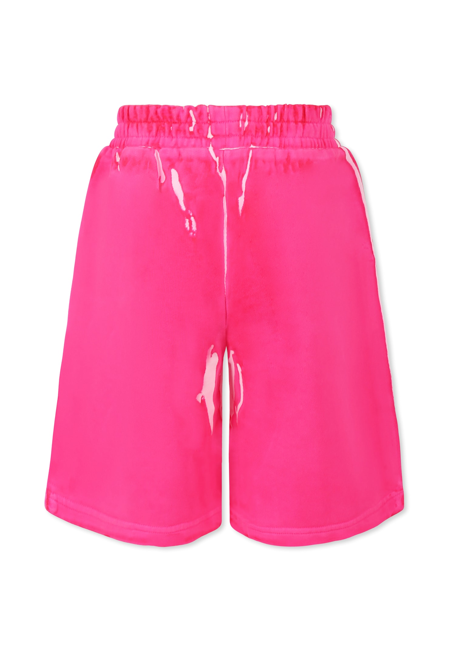 Marc Jacobs Fuchsia Trousers For Girl With Logo In Fuchsia