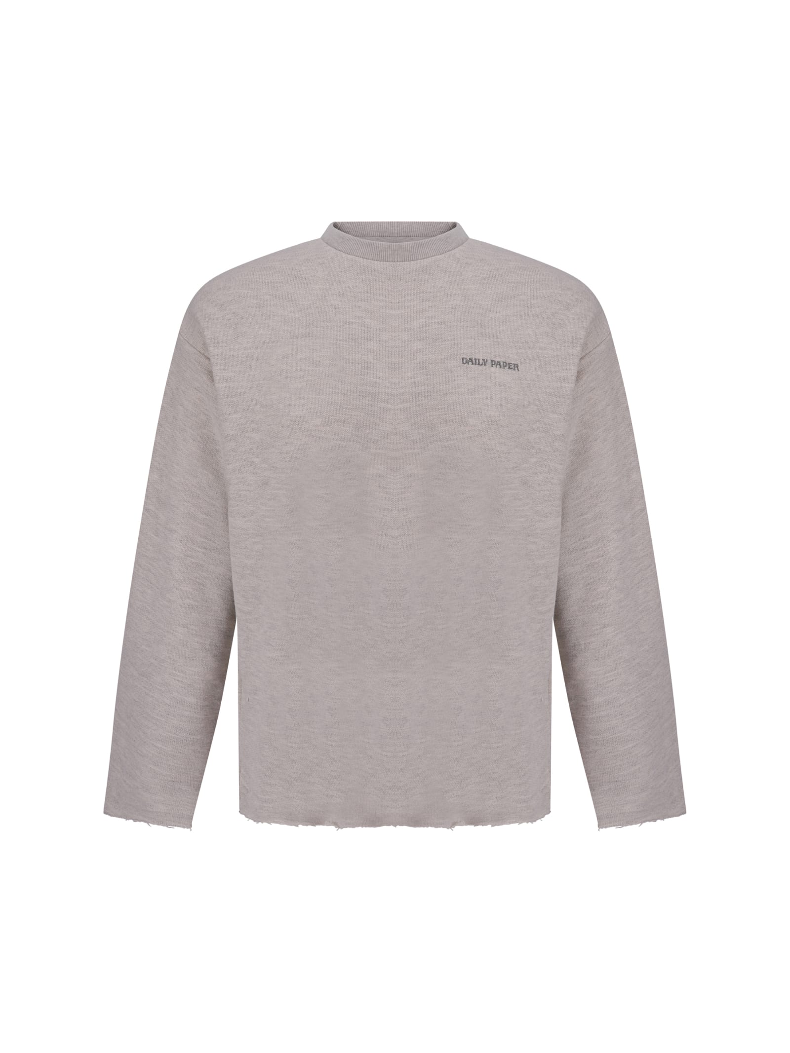 Shop Daily Paper Aniola Sweatshirt In Grey Marl