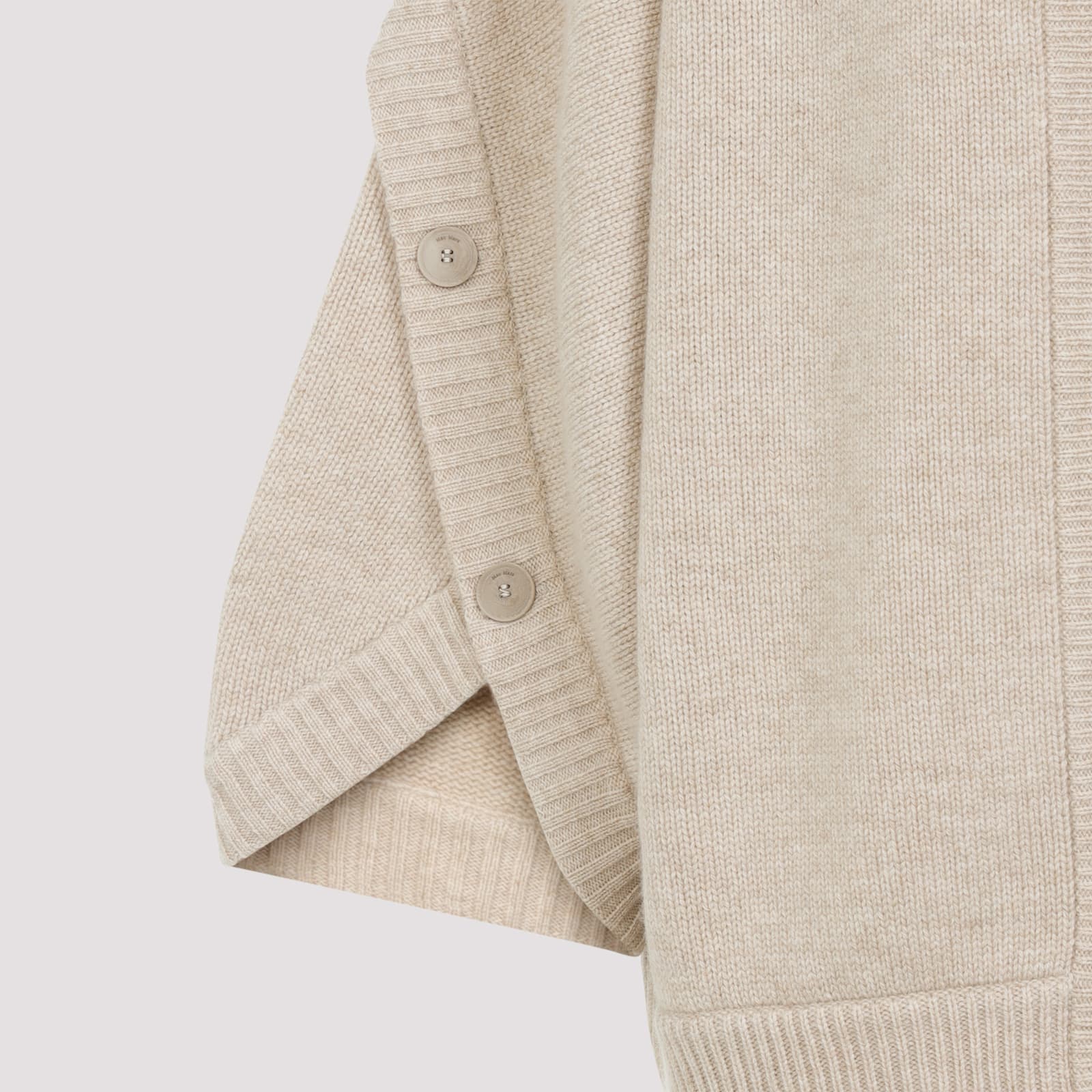 Max Mara Vals Hooded Wool And Cashmere-blend Cardigan In Brown