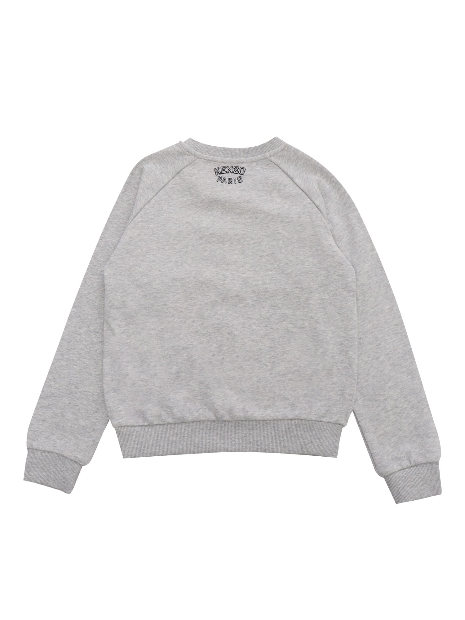 Shop Kenzo Grey Sweater With Pattern