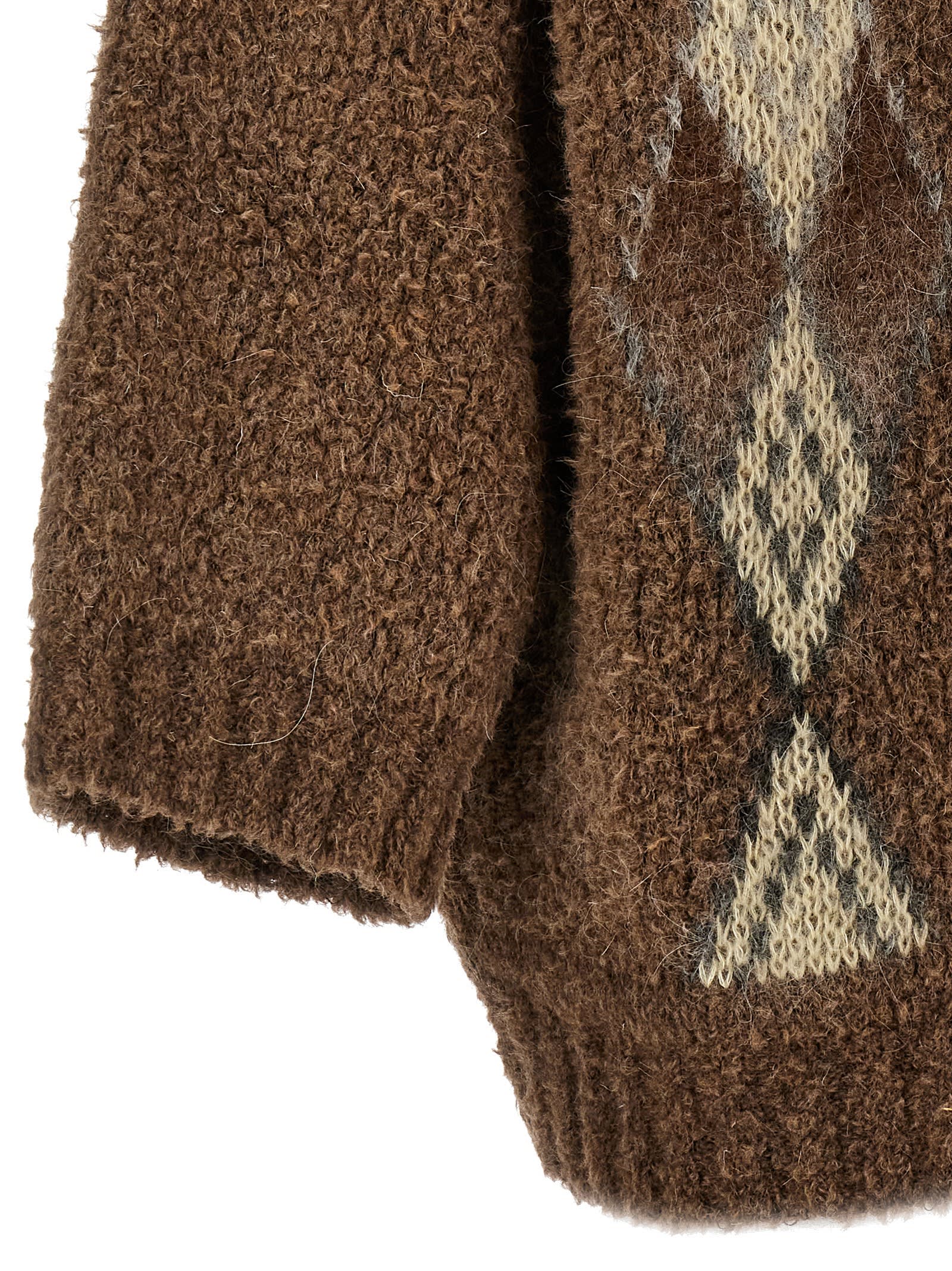 Magliano Brown Leftovers Sweater | Smart Closet