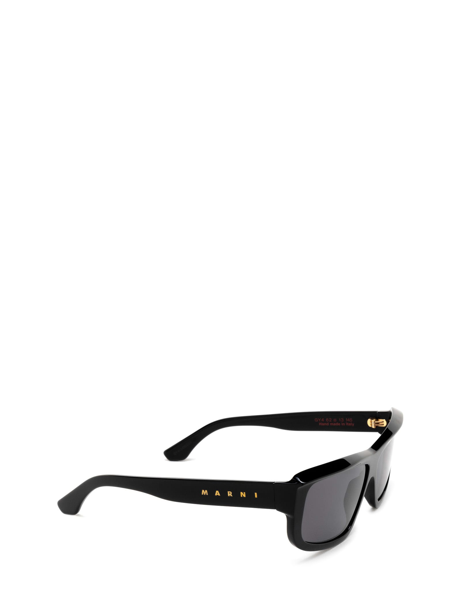Shop Marni Eyewear Annapuma Circuit Black Sunglasses