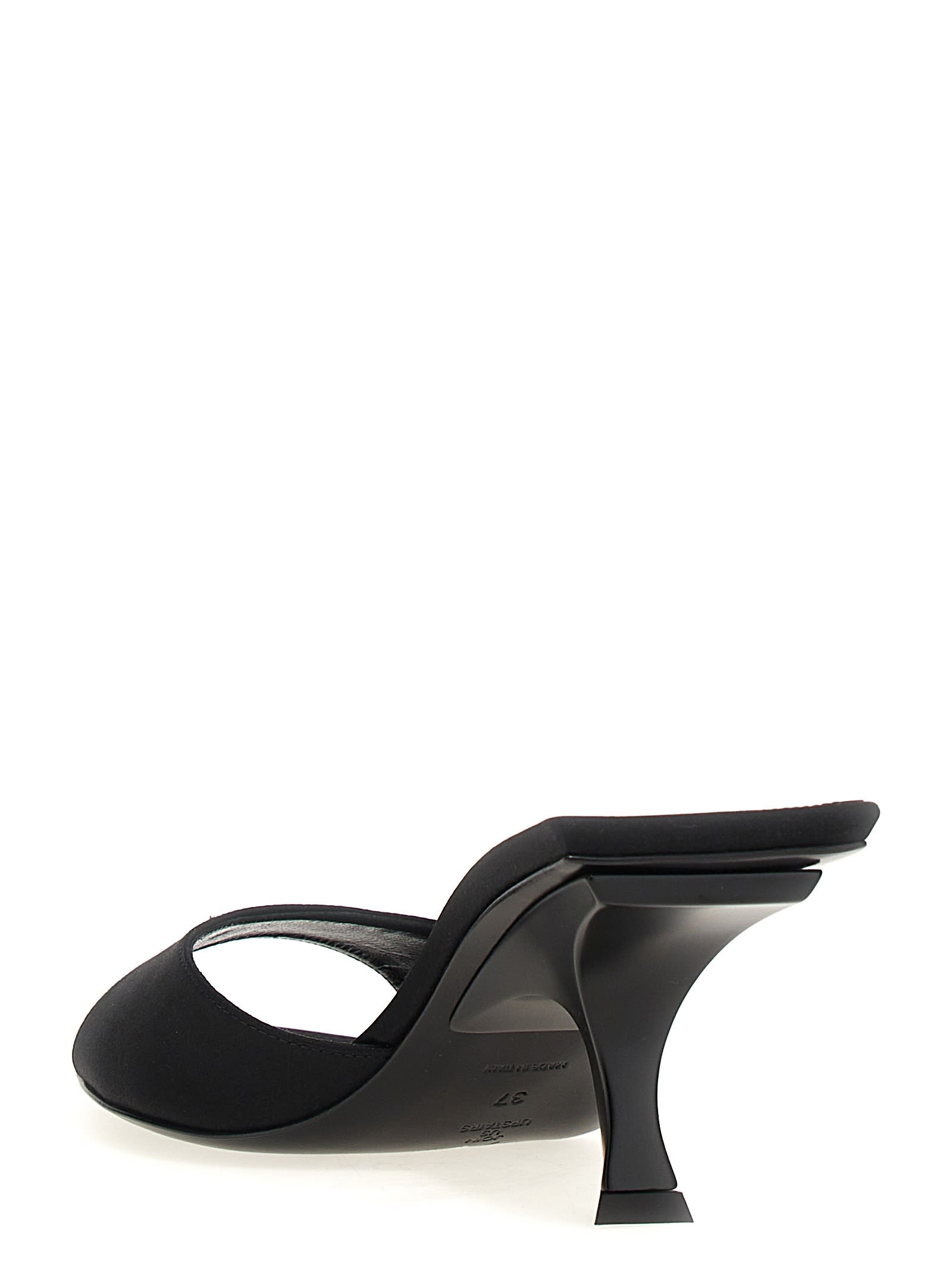 Shop Attico Bes Mules In Black