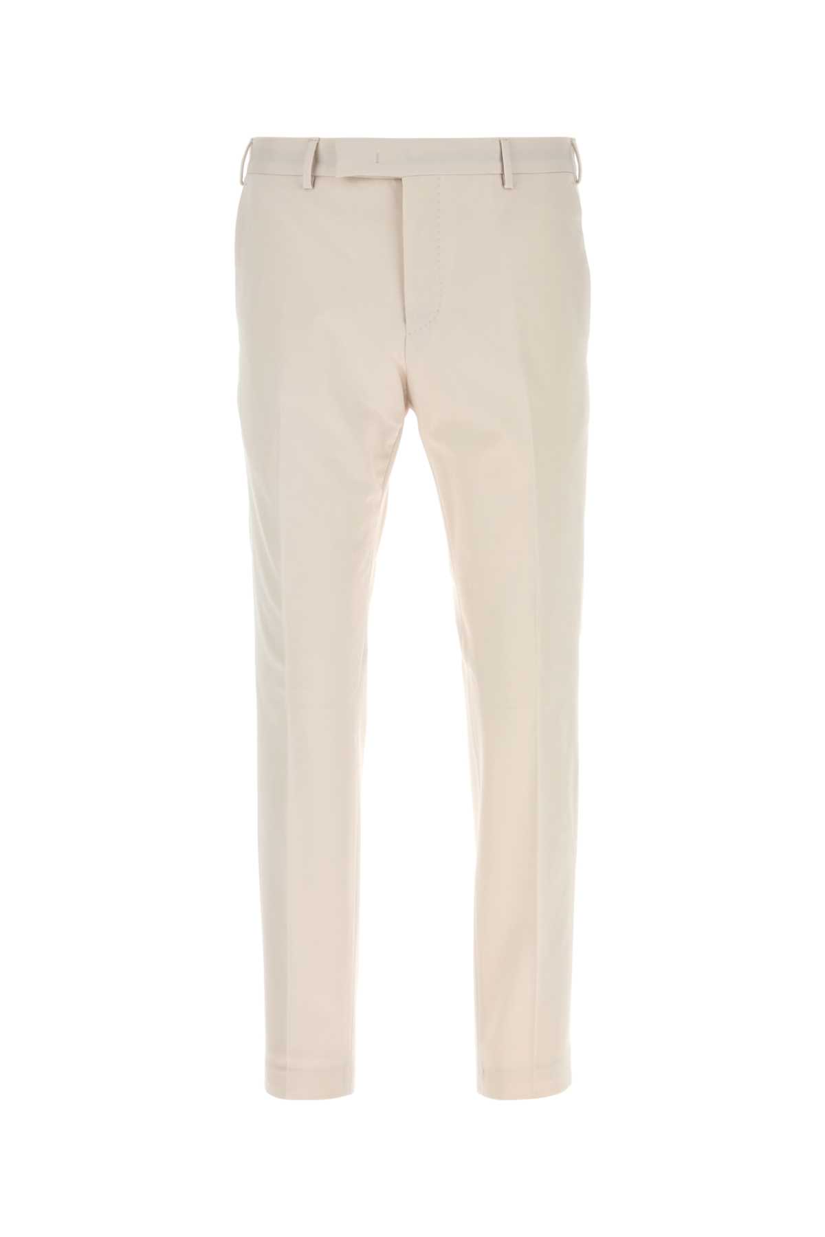 Pt Torino Wool Stretch Pant With Back Pockets In Pink