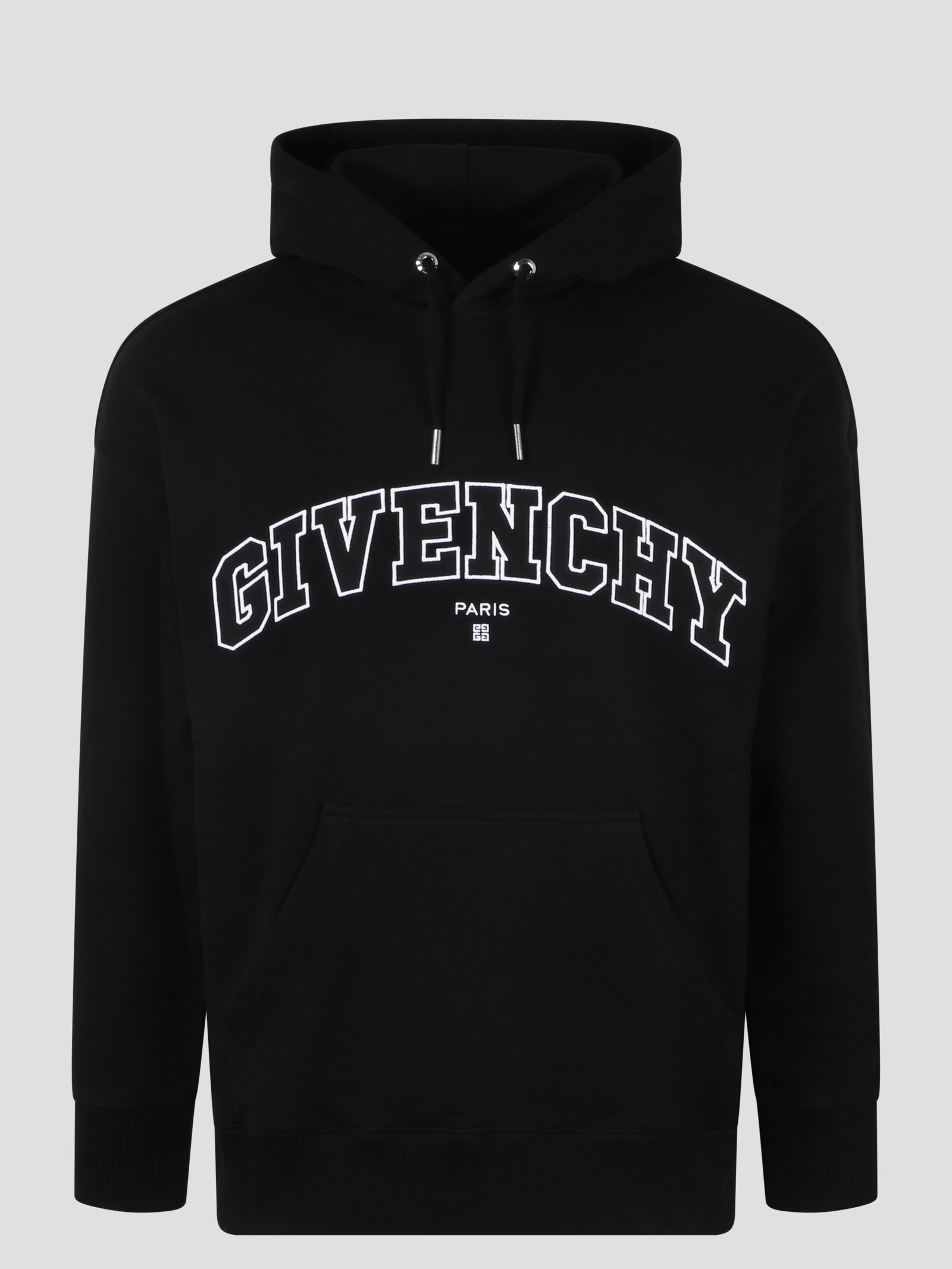 Givenchy - Josh Smith Printed Cotton-Jersey Hoodie - Black Givenchy