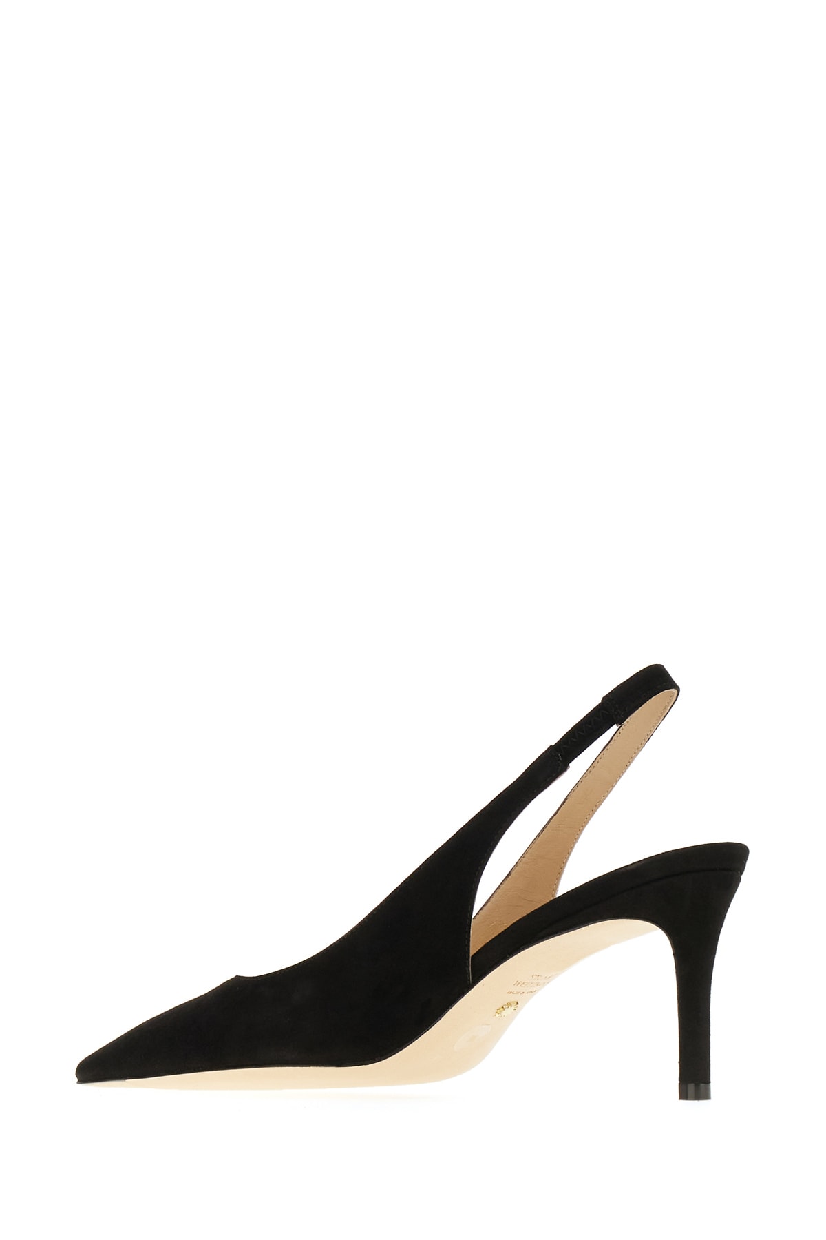 Shop Stuart Weitzman Black Suede Pumps In Blk