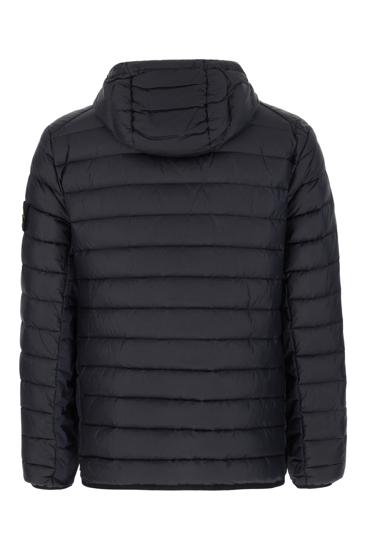 Shop Stone Island Midnight Blue Nylon Down Jacket In Navy Blue