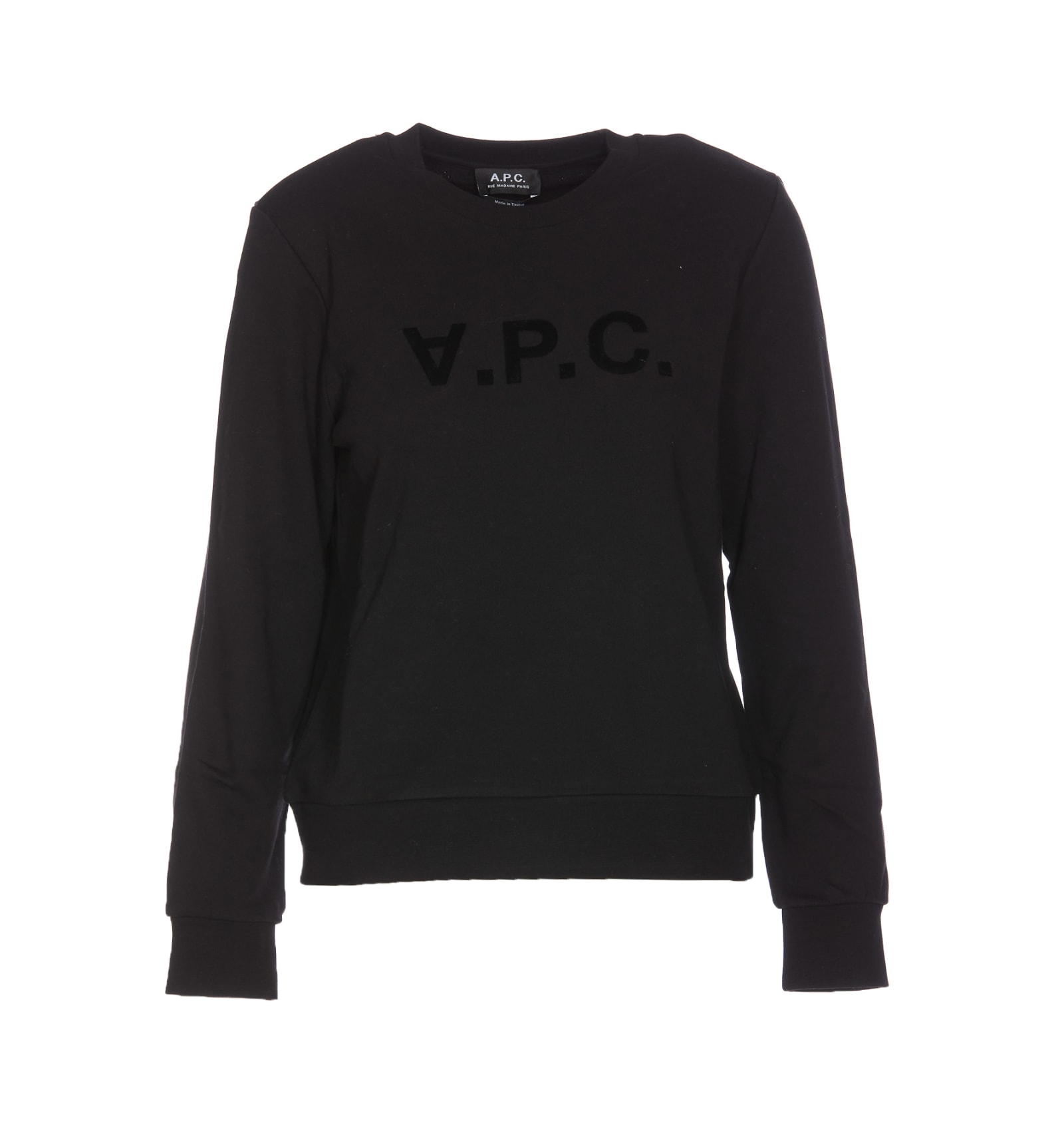 Shop Apc Viva Logo Sweatshirt In Black