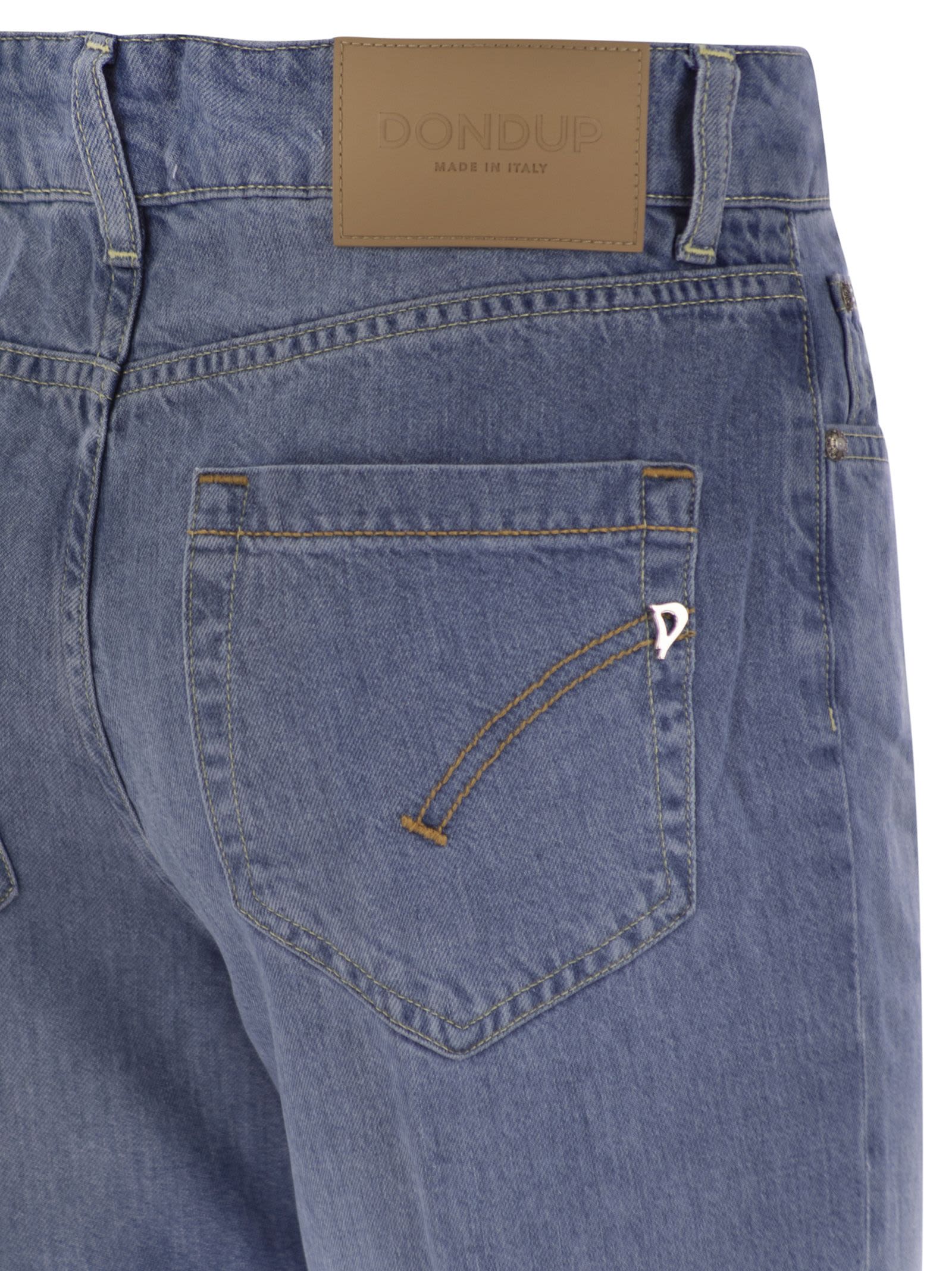 Dondup Koons - Loose Lyocell Jeans In Medium Denim