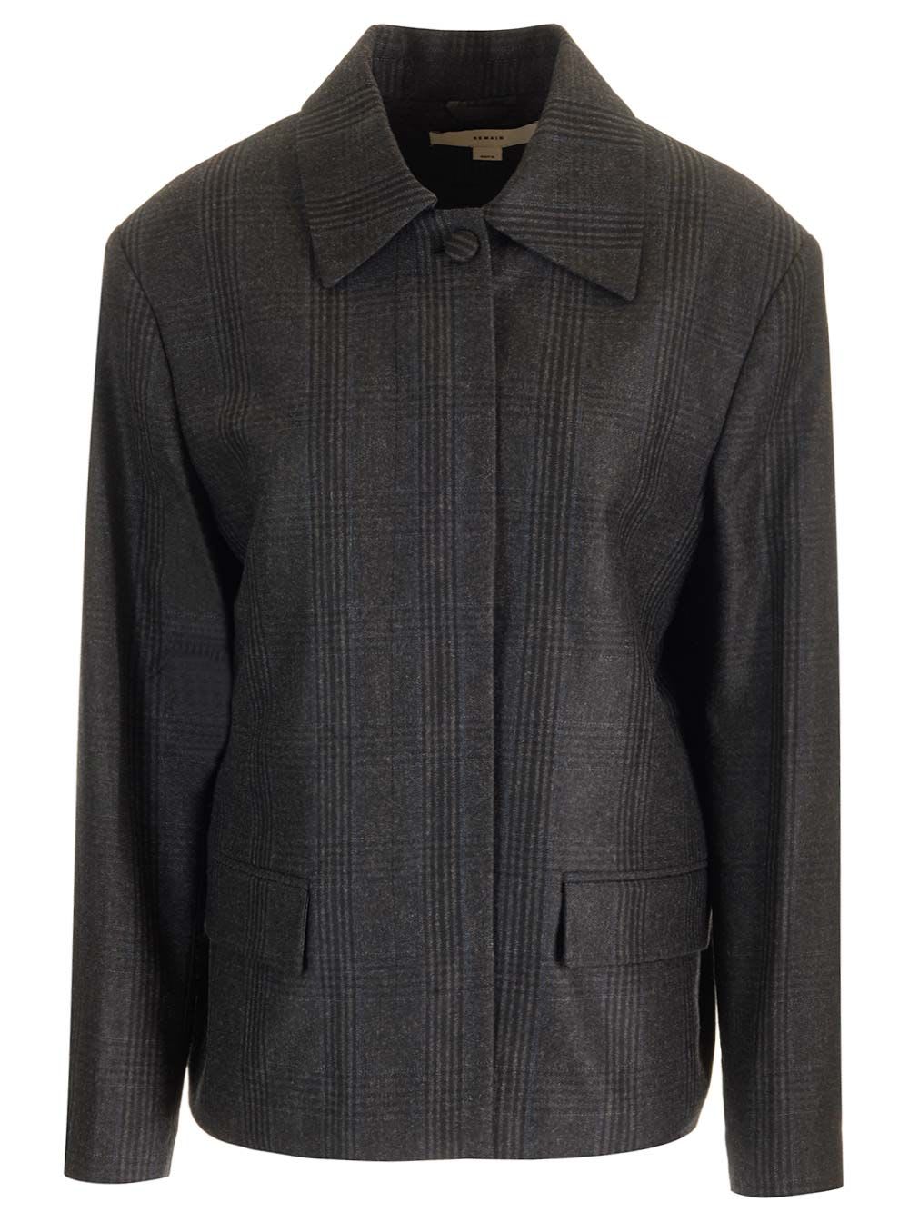 Prince Of Wales Wool Blazer