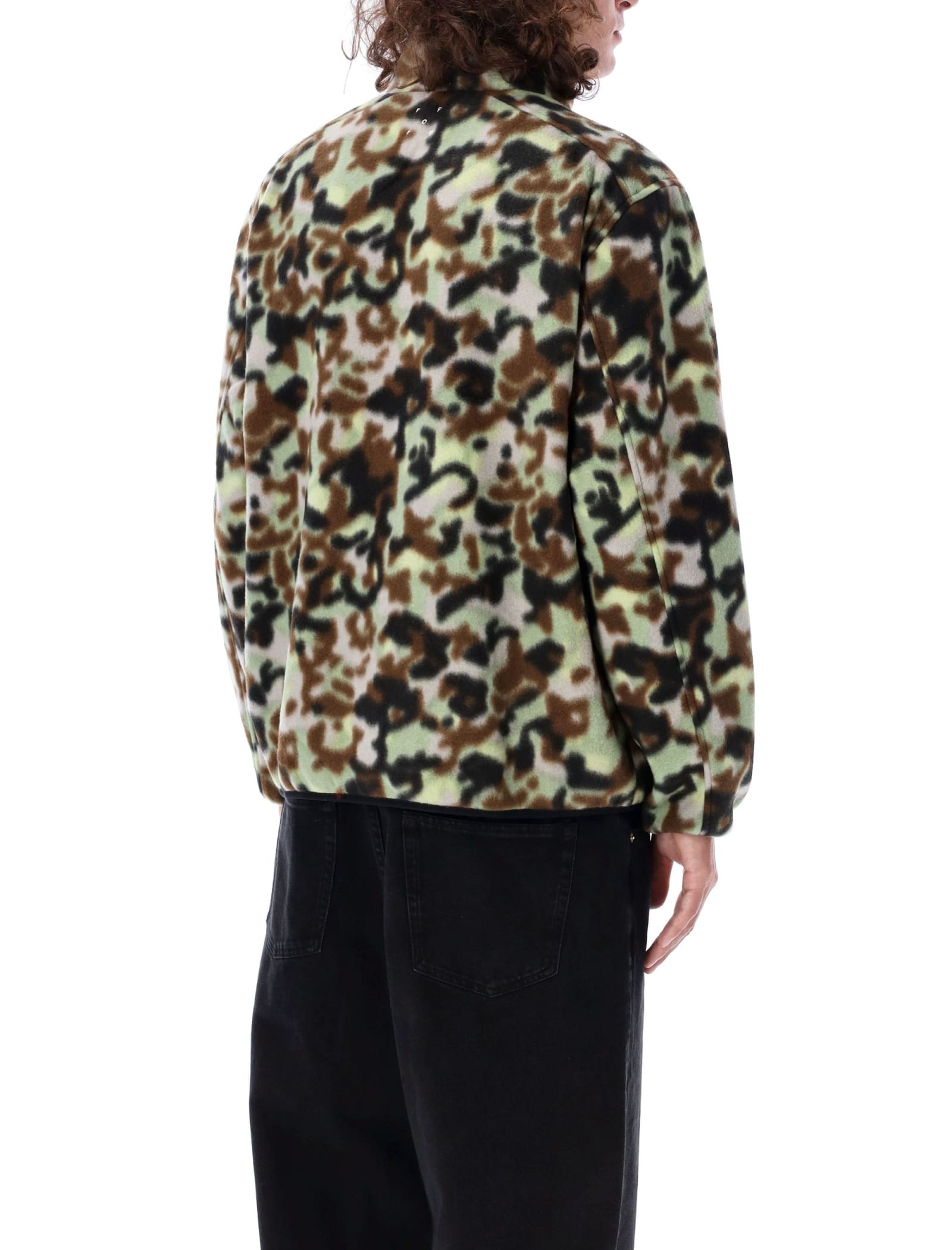 Shop Pop Trading Company Reversible Camo Pile Jacket