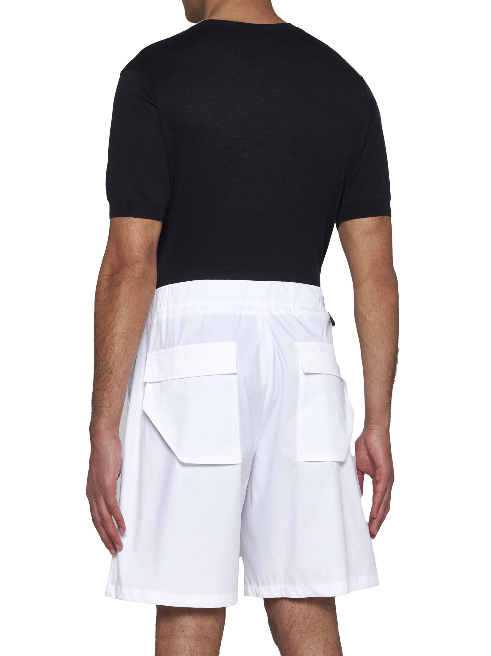 Shop Low Brand Shorts In White