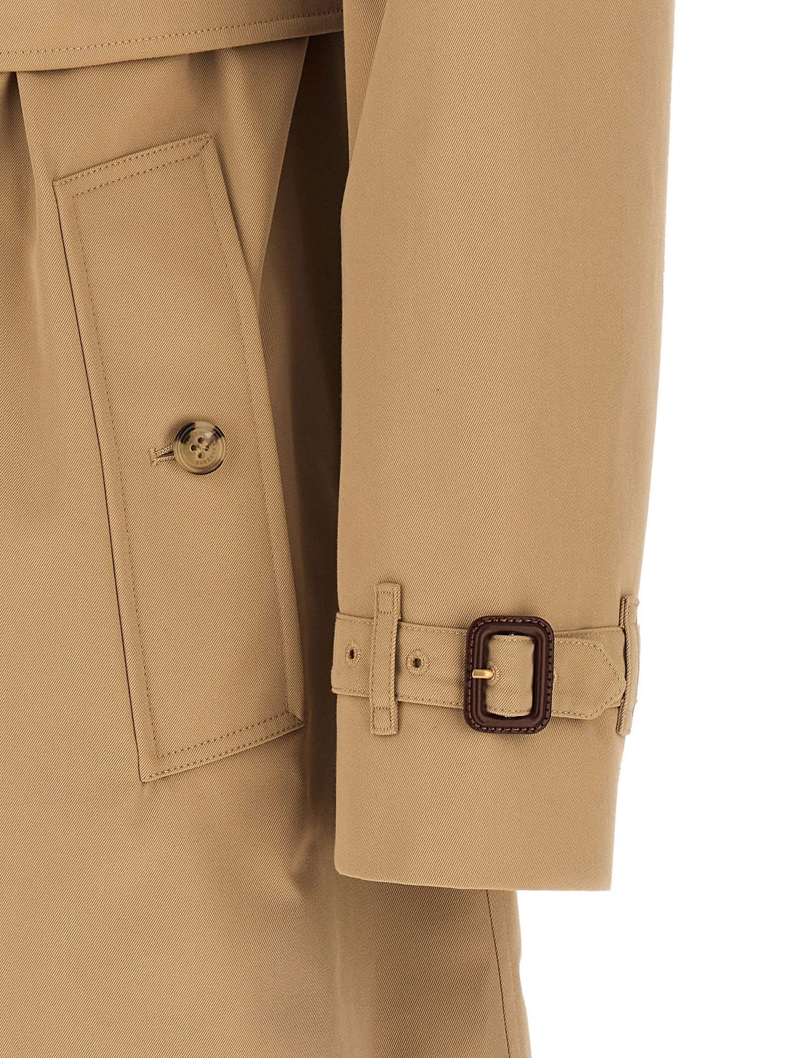 Burberry Kensington Trench Coat In Brown