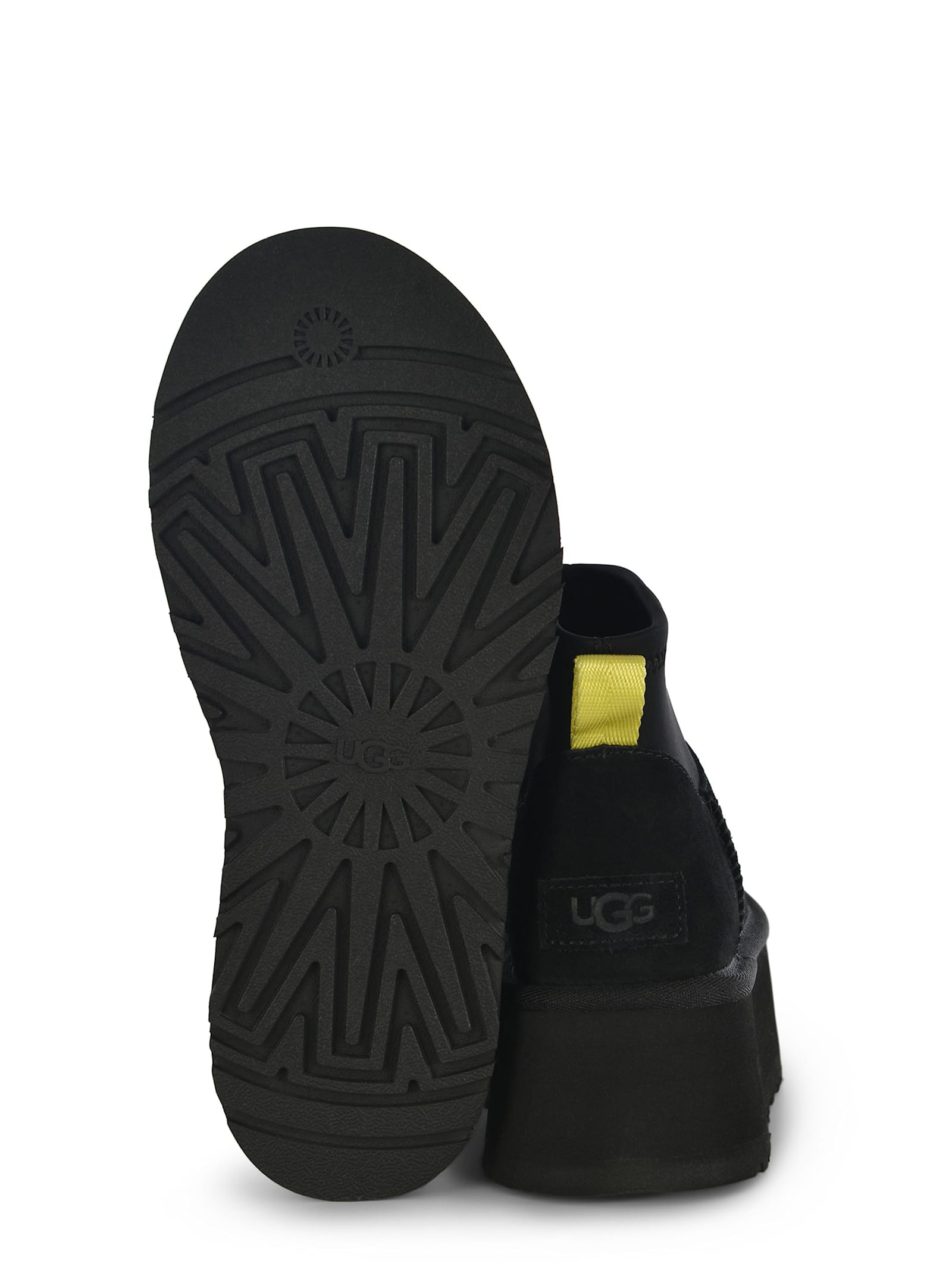 Shop Ugg Boots  Classic Mini Dipper Made Of Suede In Black