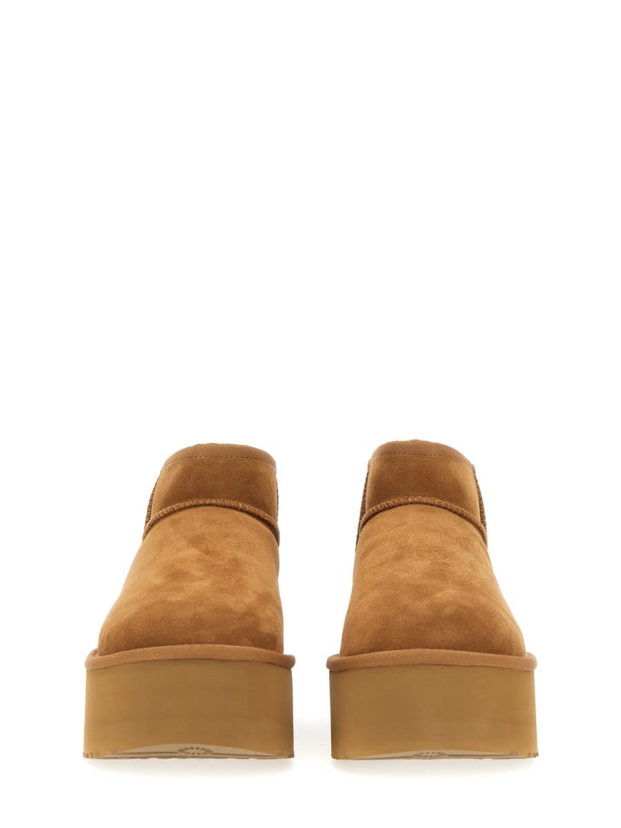 Shop Ugg Classic Ultra Mini Boot With Platform In Brown