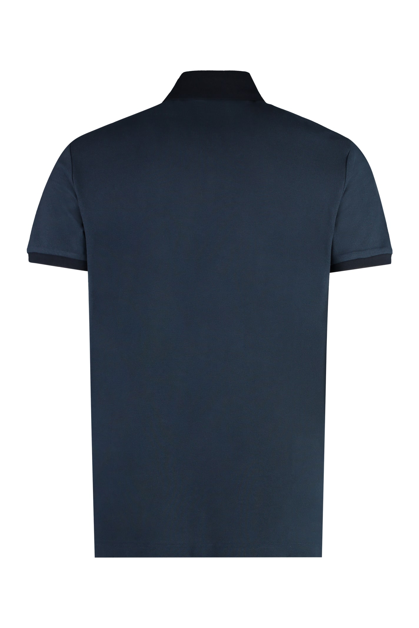 Shop Etro Short Sleeve Cotton Polo Shirt