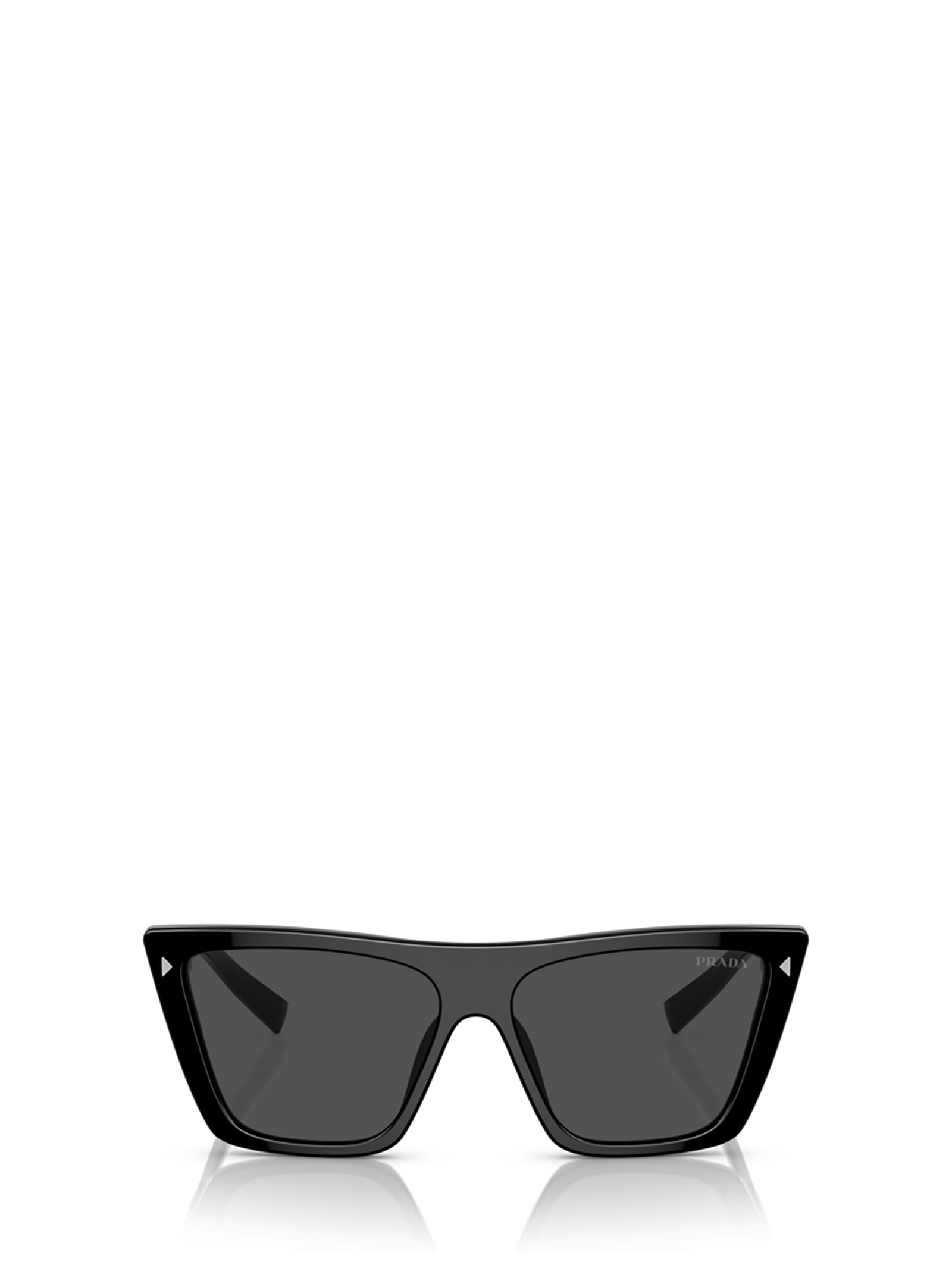 Shop Prada Pr 21zs Black Sunglasses