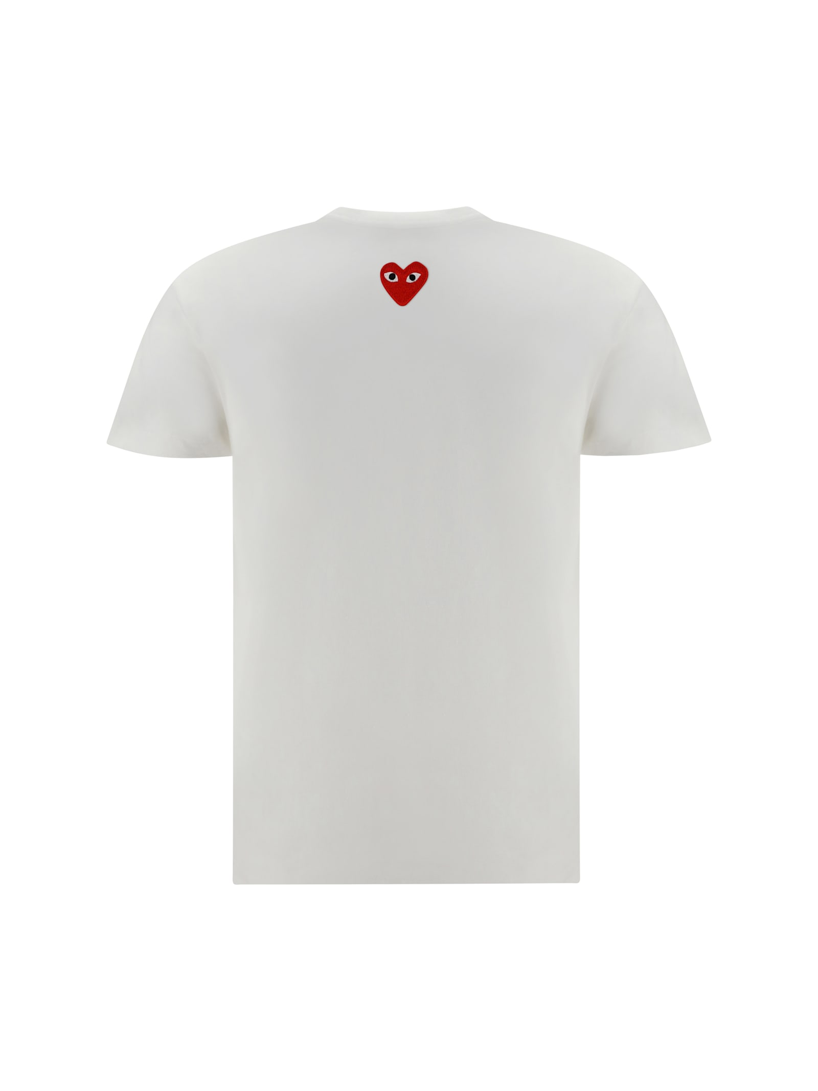 Comme Des Garçons Play T-shirt In White