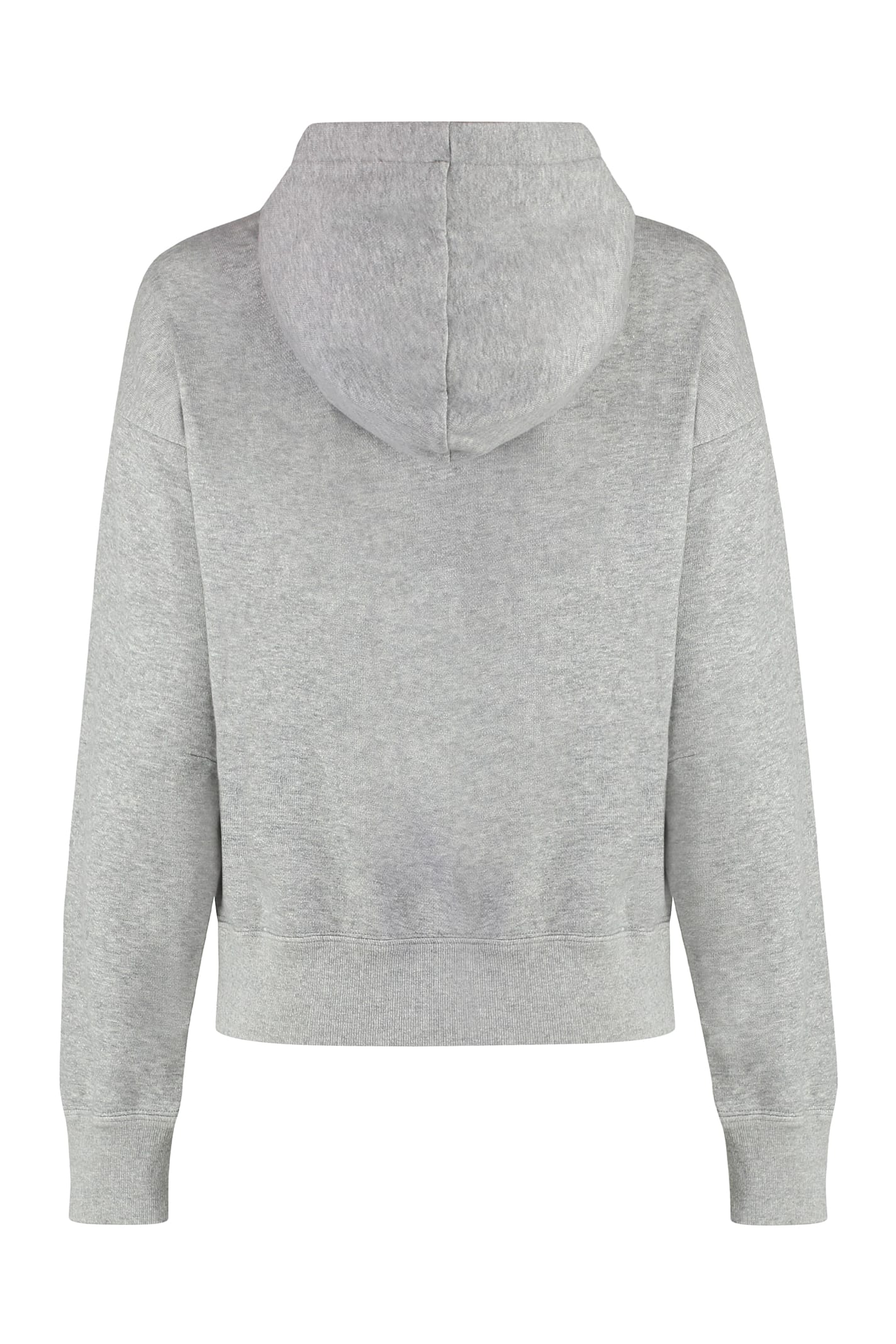 Isabel Marant Sylla Cotton Hoodie In Gray