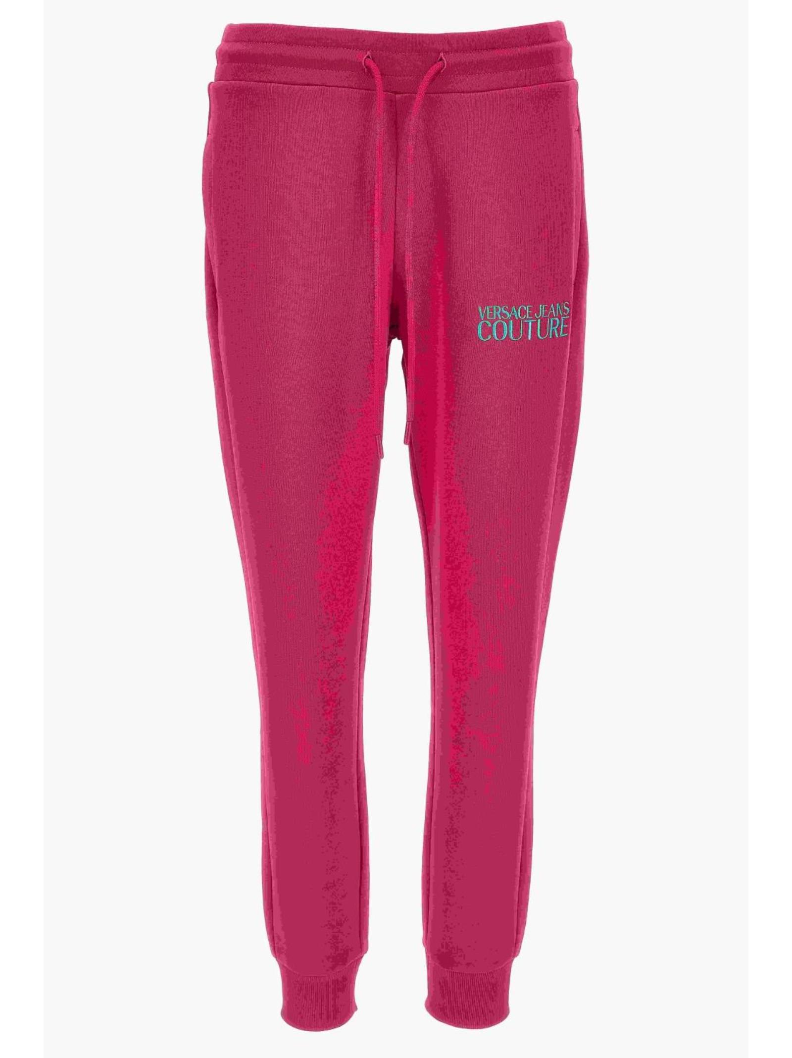 Shop Versace Jeans Couture Pants In Pink