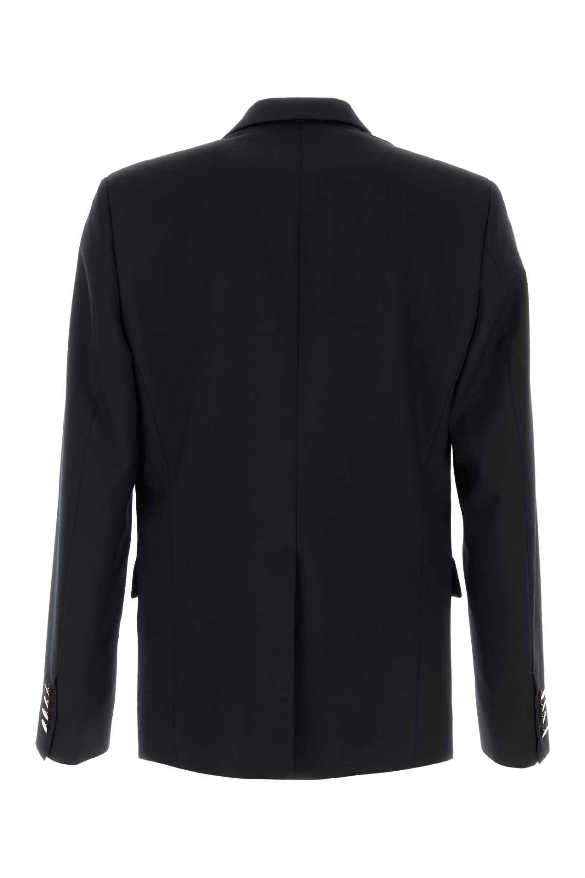 Gucci Giacca In Lana Blu Notte Uomo In Blue