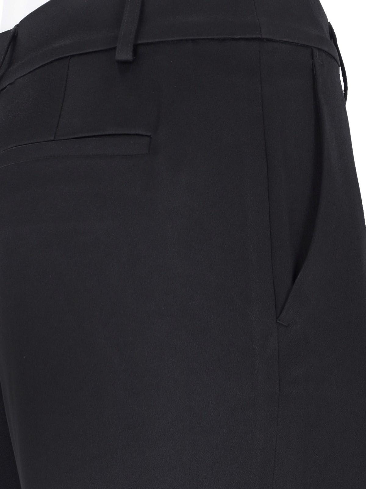 Shop Michael Michael Kors Panel Trousers In Black