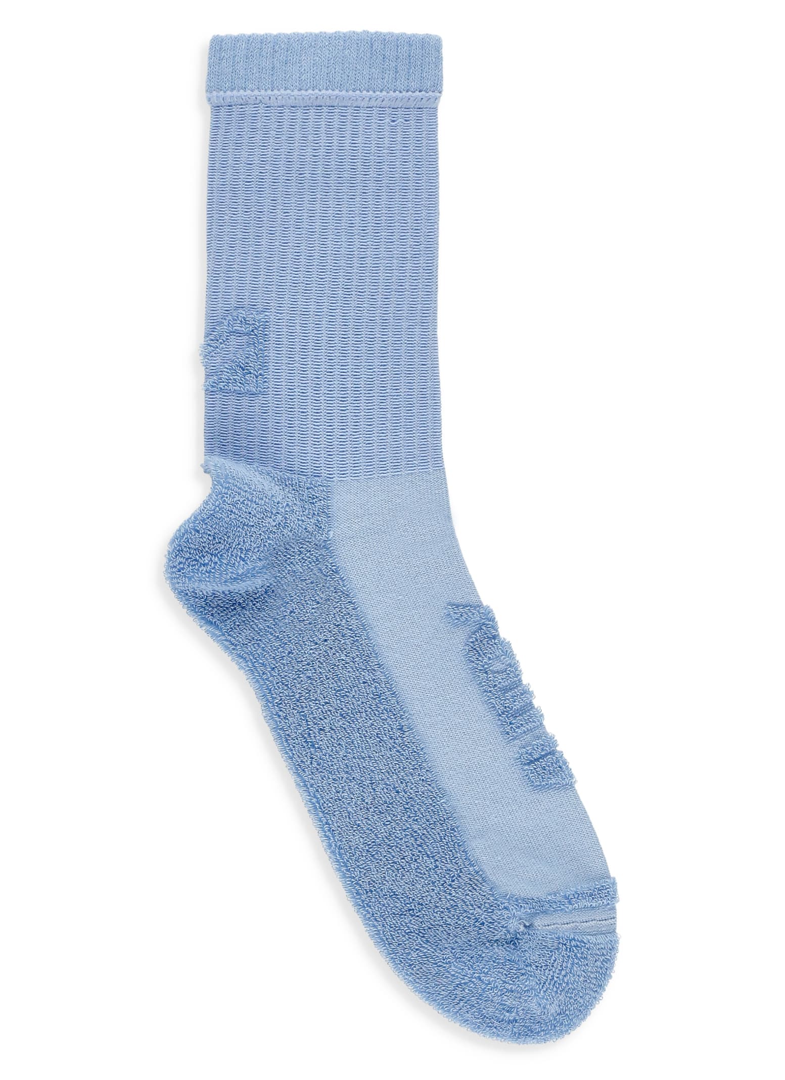 Shop Autry Cotton Socks In Light Blue