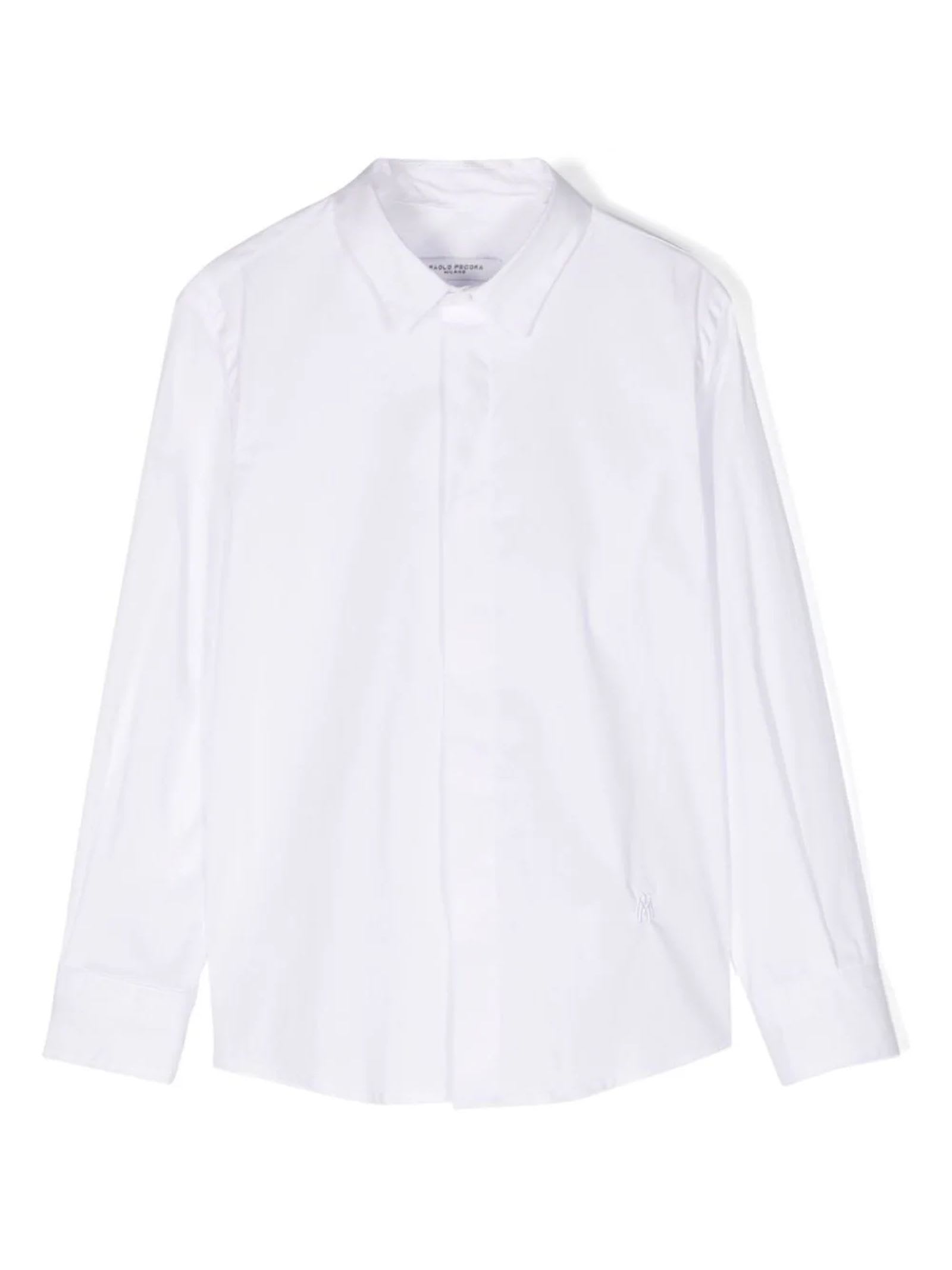 Shop Paolo Pecora Shirts White