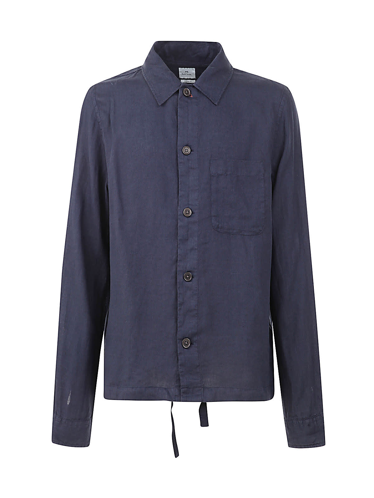PS by Paul Smith Ls Casual Fit Shirt Drawcord