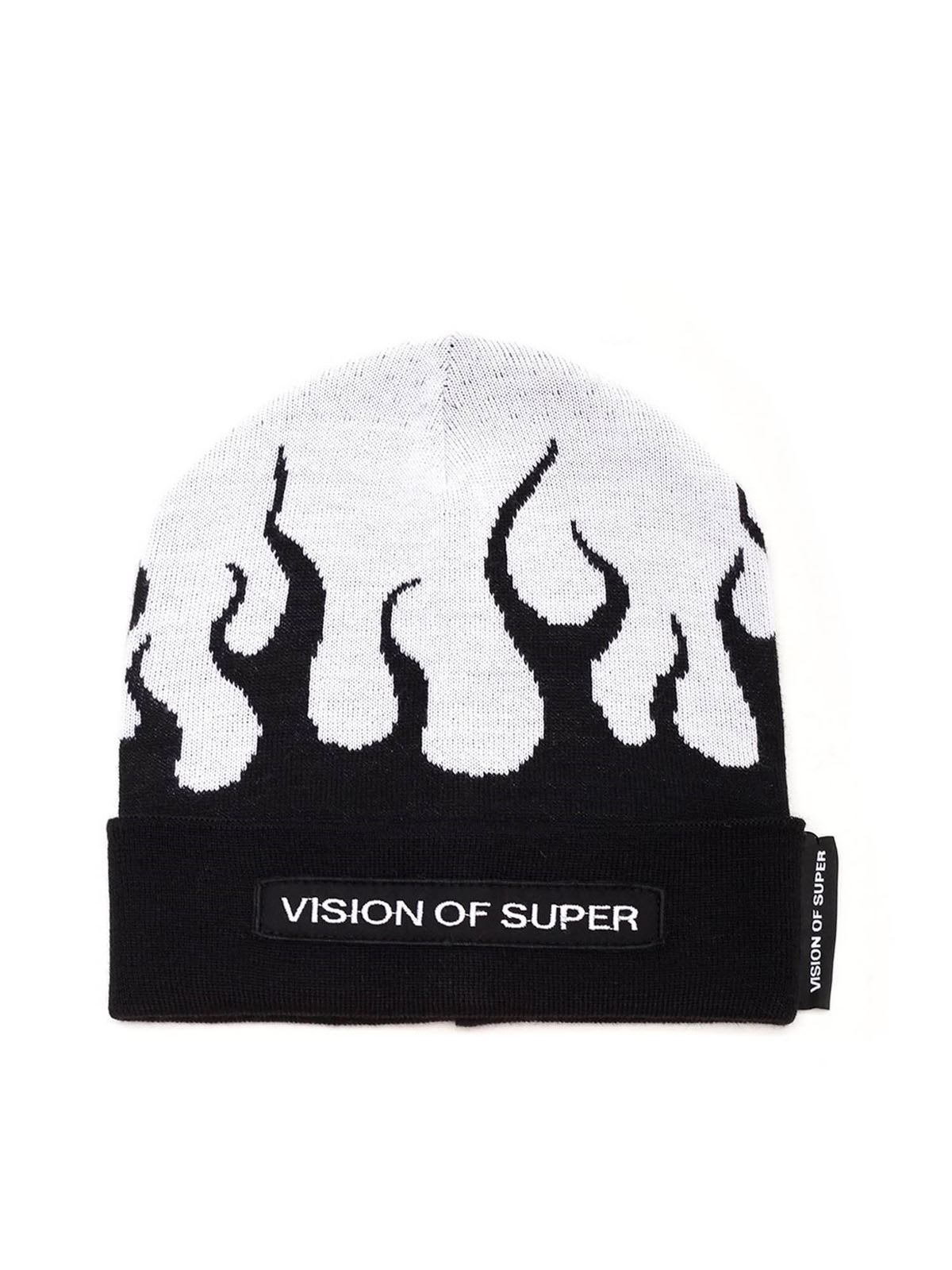 Vision of Super Beanie With Red Flames