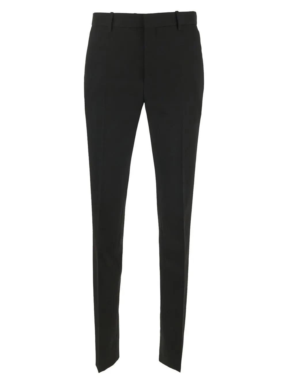 Shop Off-white Super Skinny Trousers In Black