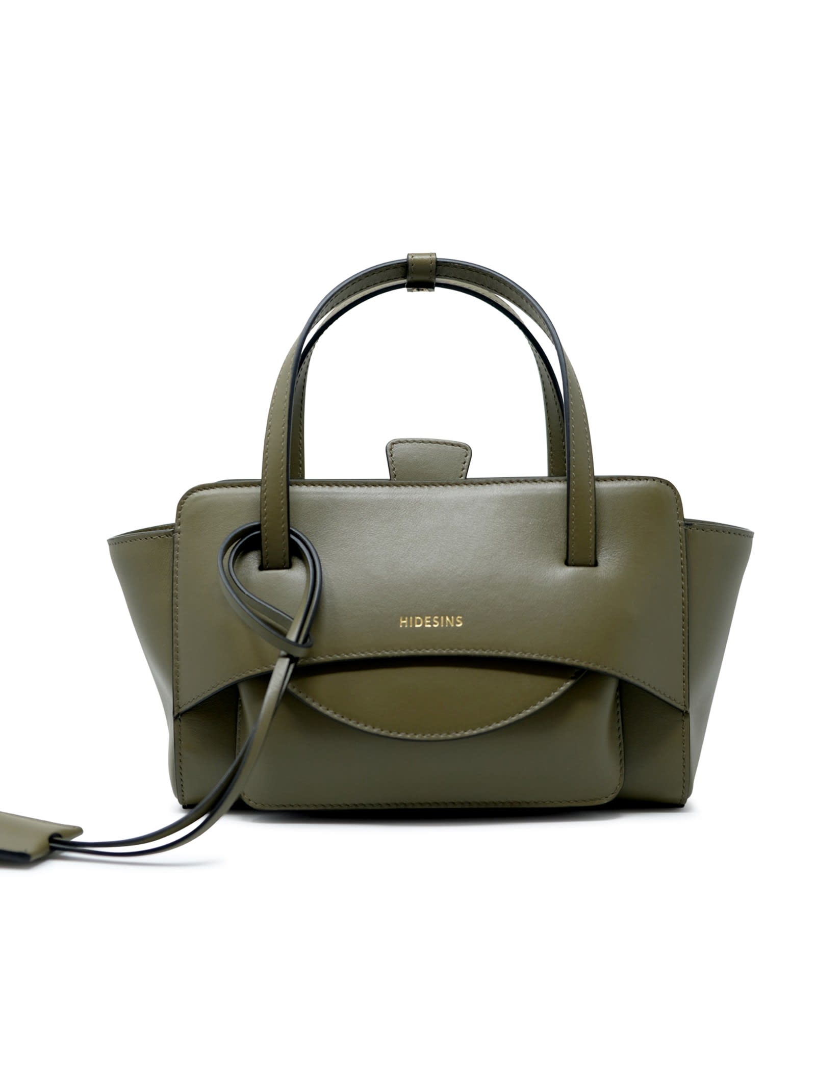 Hidesins Fl13tr5808 Flap S Premiere Musk Leather Handbag In Green