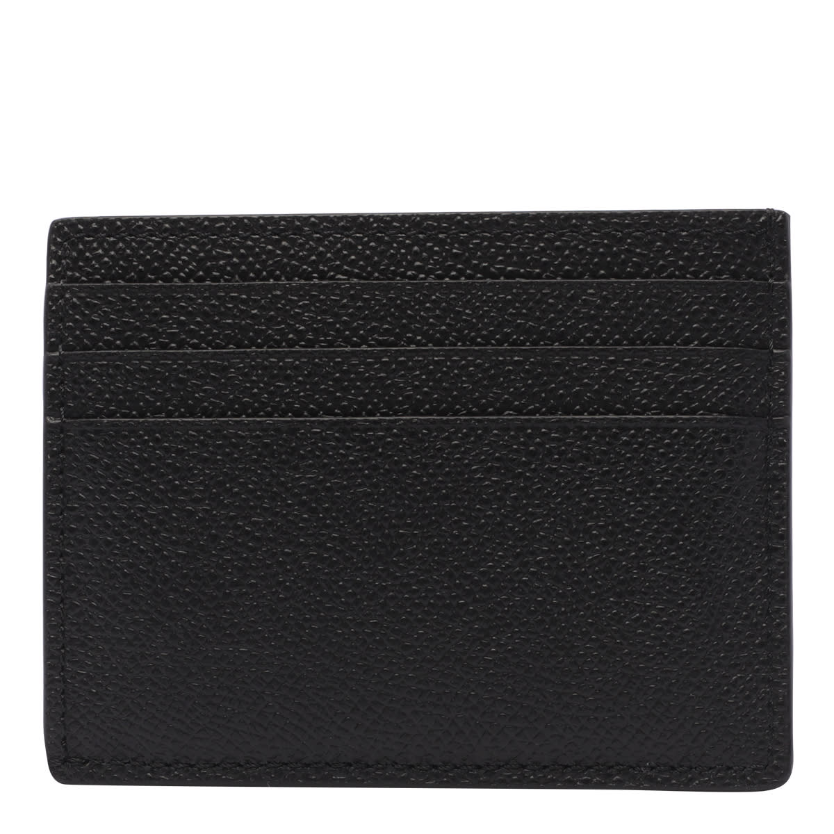 Tom Ford Logo-plaque Leather Cardholder In Black