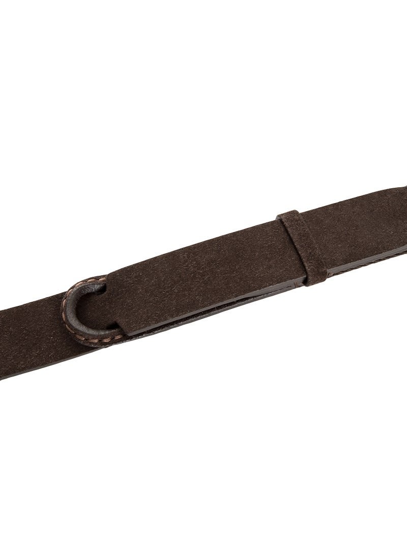 Orciani Nobuckle Suede In Brown