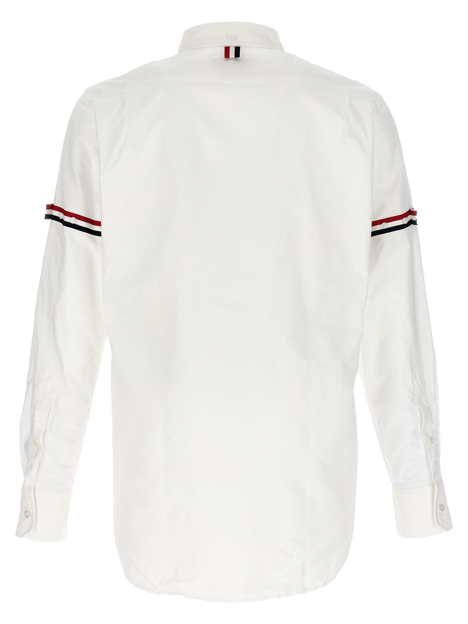 Shop Thom Browne Rwb Shirt In White